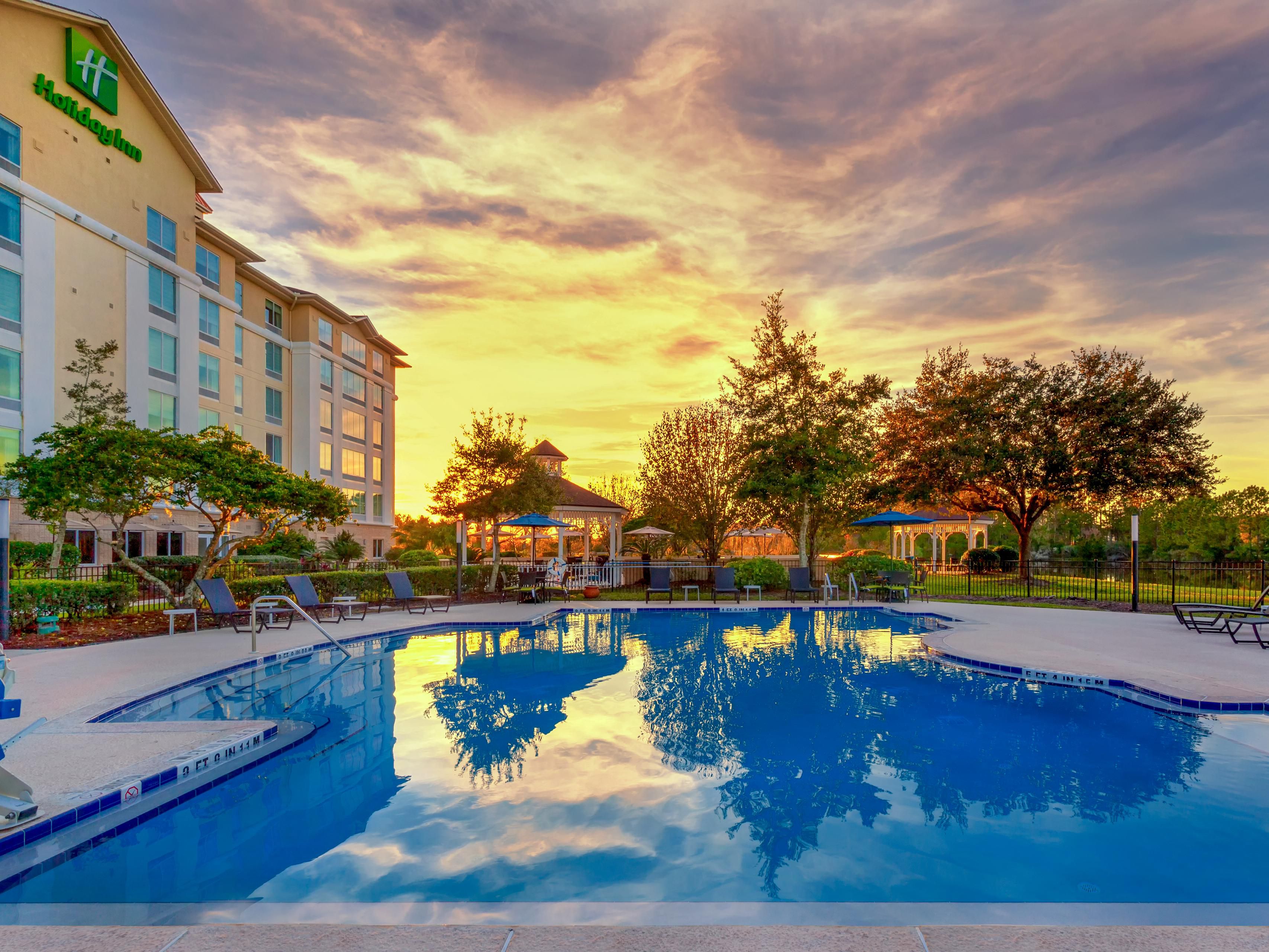 Enjoy an evening swim with beautiful views