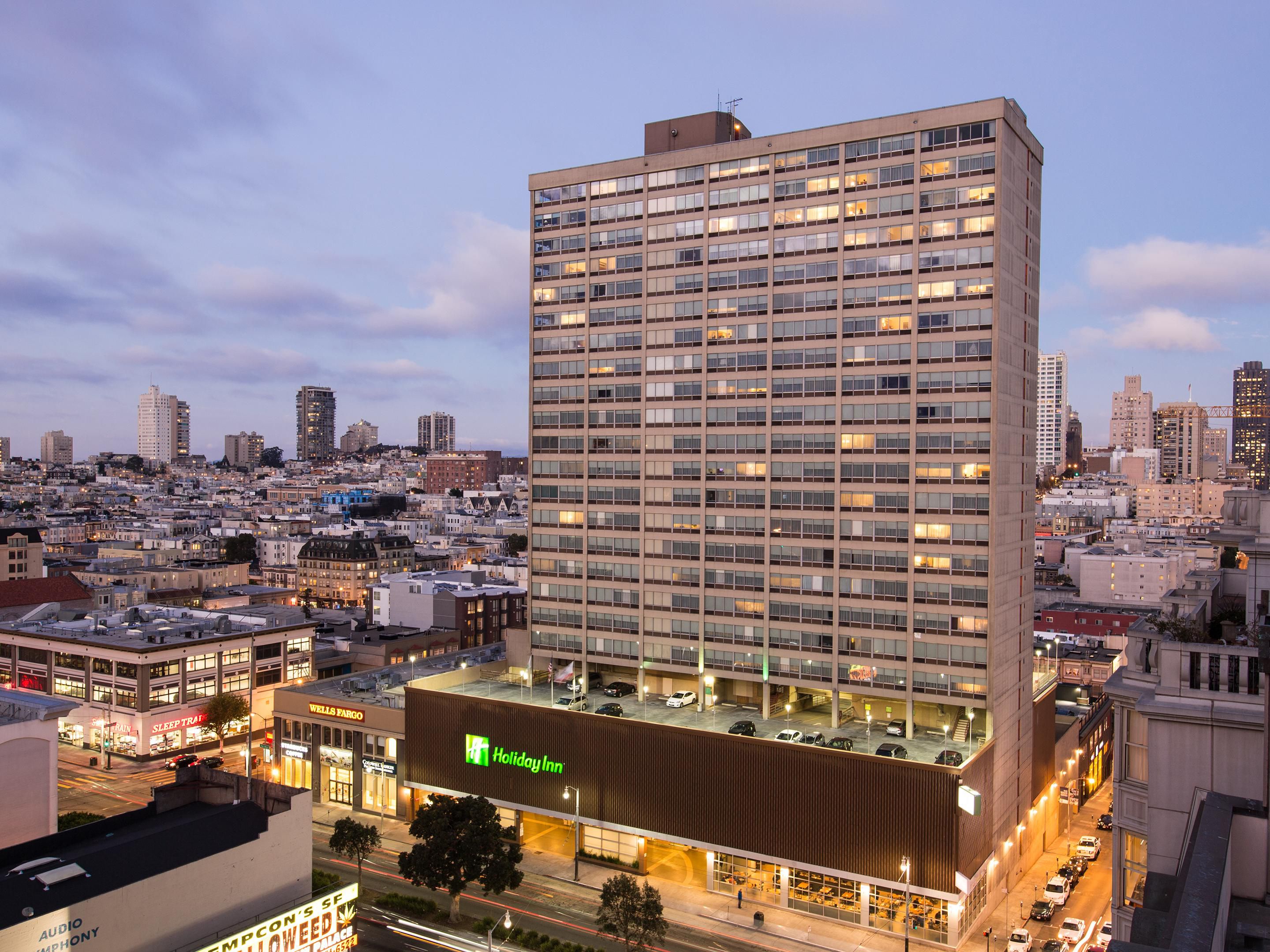 Hotel Exterior ~ stunning San Francisco views from the 26 floors