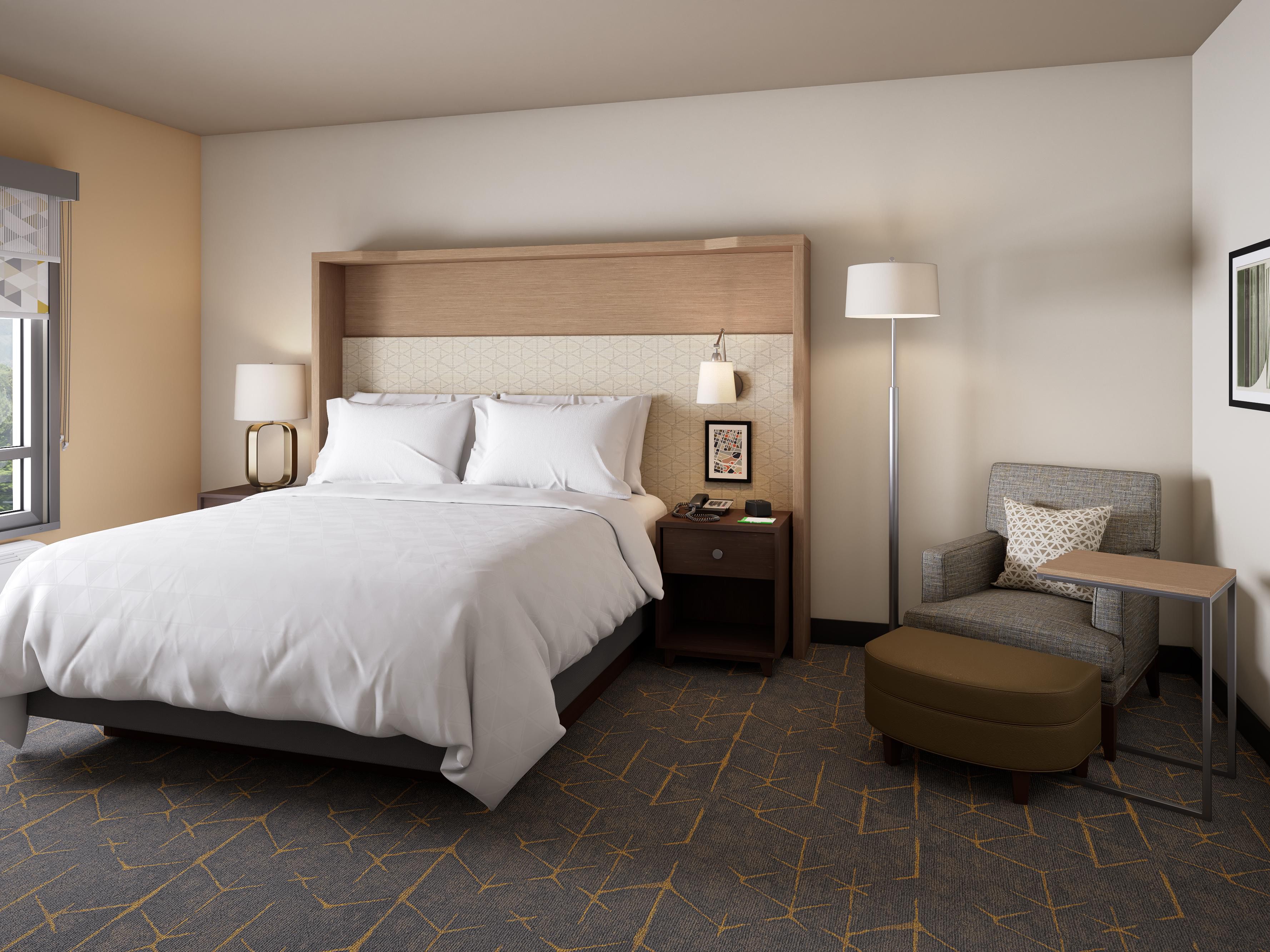 Our rooms are designed with both comfort and function in mind.