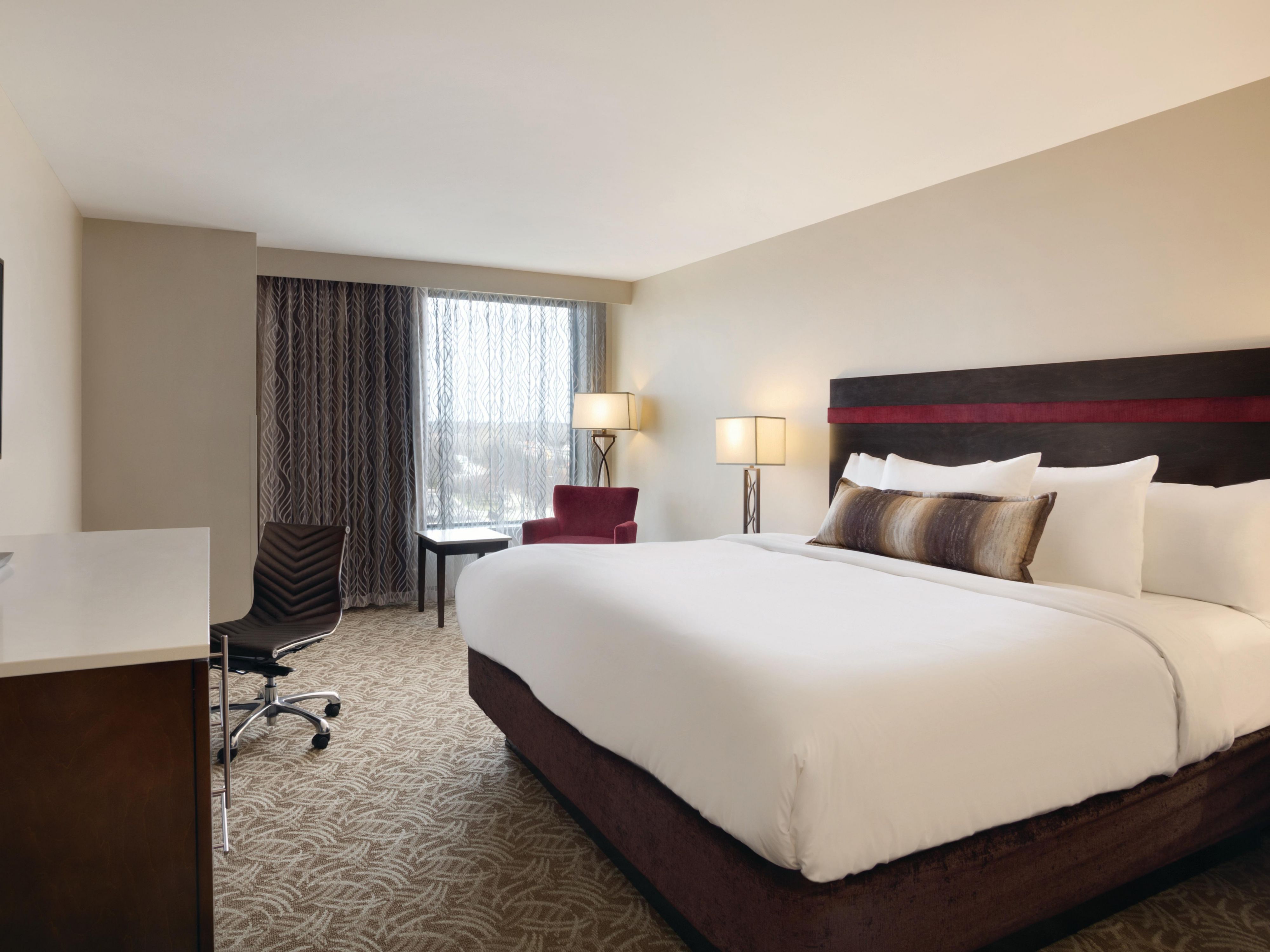 Experience comfort in our relaxing King guest room.