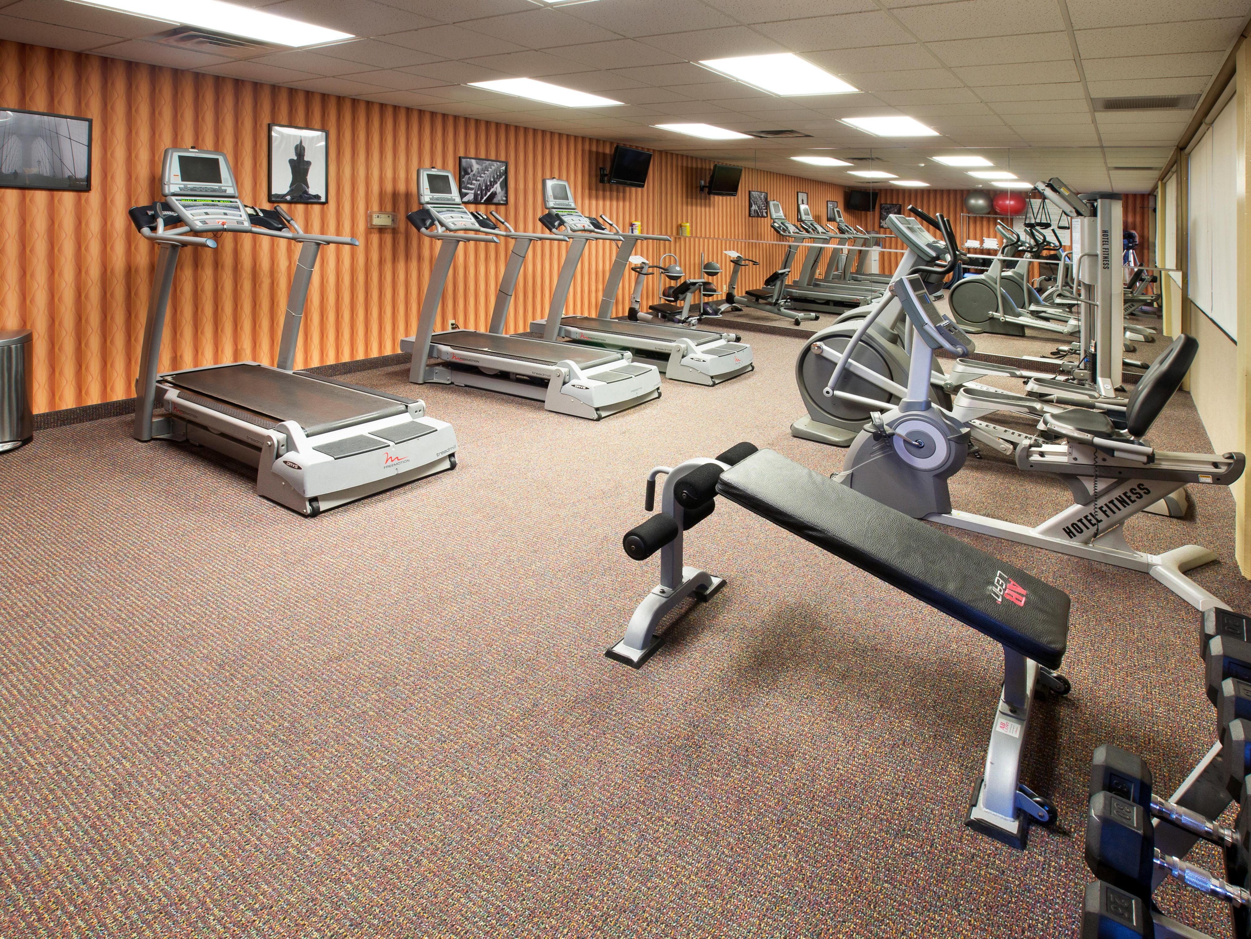 Maintaining your routine while traveling is important, especially when you’re short on time and on the go. We get it. The right workout—right when you want it—helps you stay focused, energized and on top of your game. So, recharge and feel ready for anything with our indoor swimming pool or our fitness center.