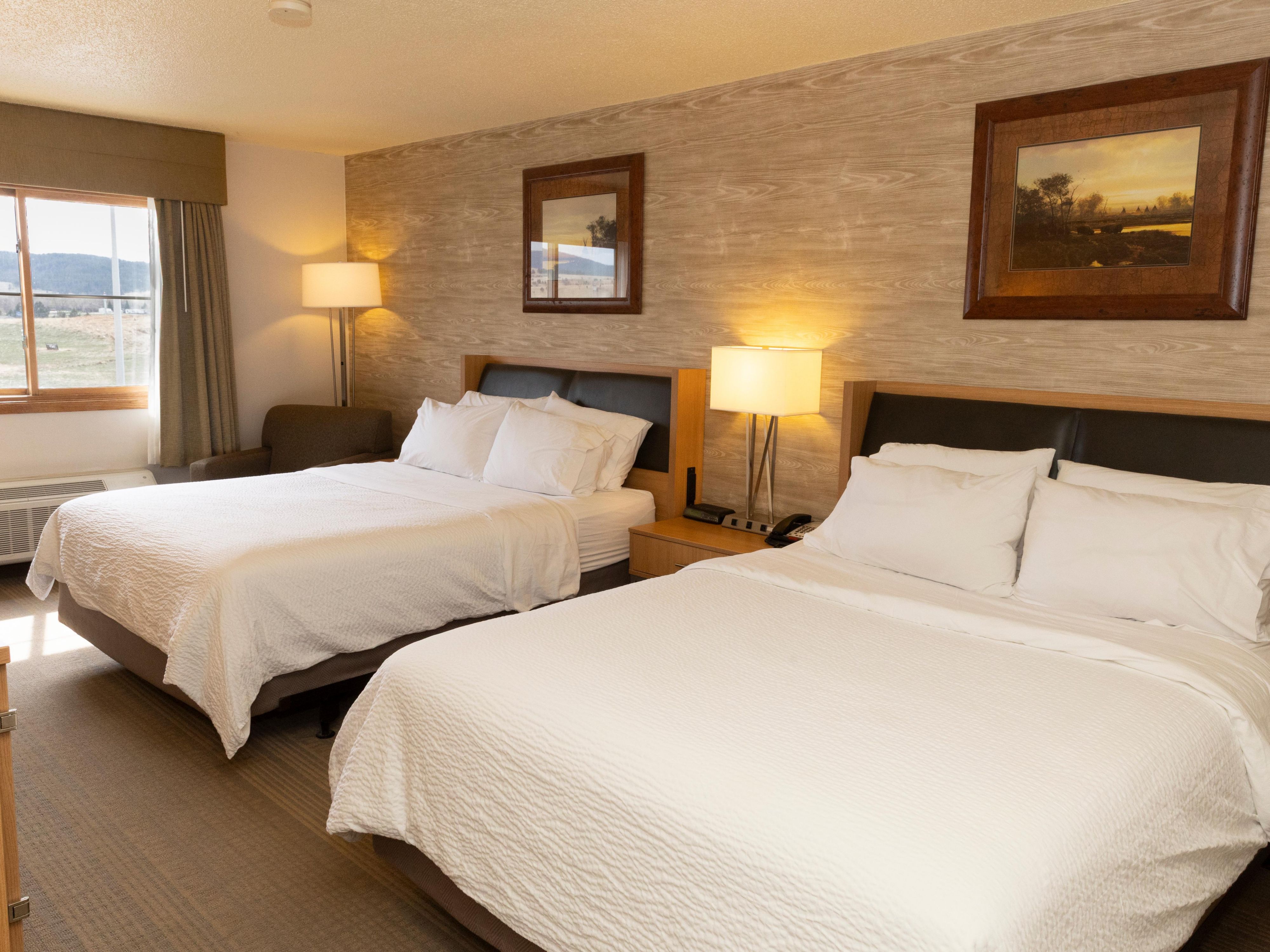 Standard queen room with mountain view!