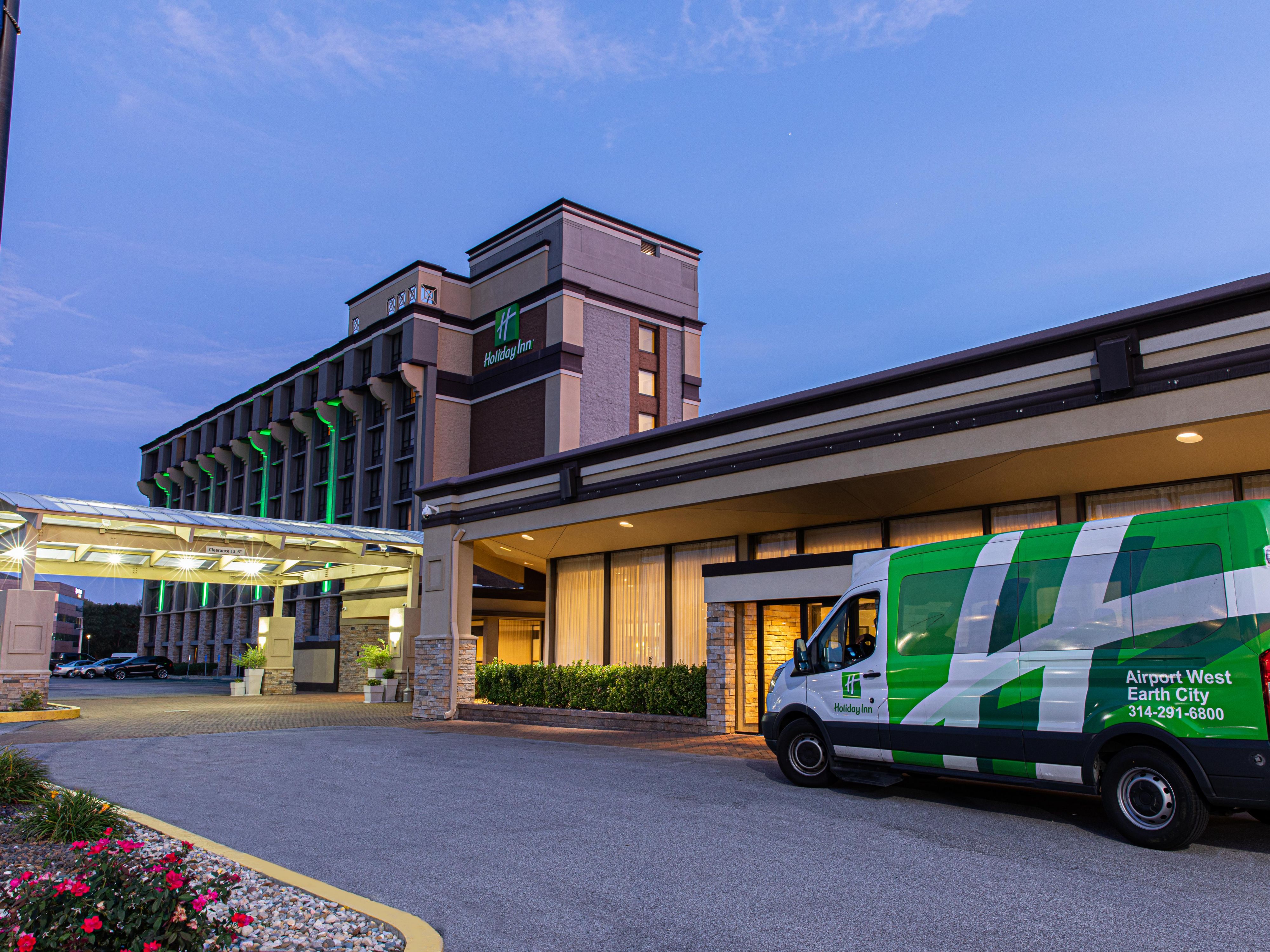 Enjoy a stress-free trip at our hotel Near STL Airport. We offer a warm welcome and complimentary shuttle service to St. Louis Lambert International Airport (STL). Take advantage of our convenient parking packages, allowing you to park for up to 8 days with a one-night stay, so you can relax before your flight.