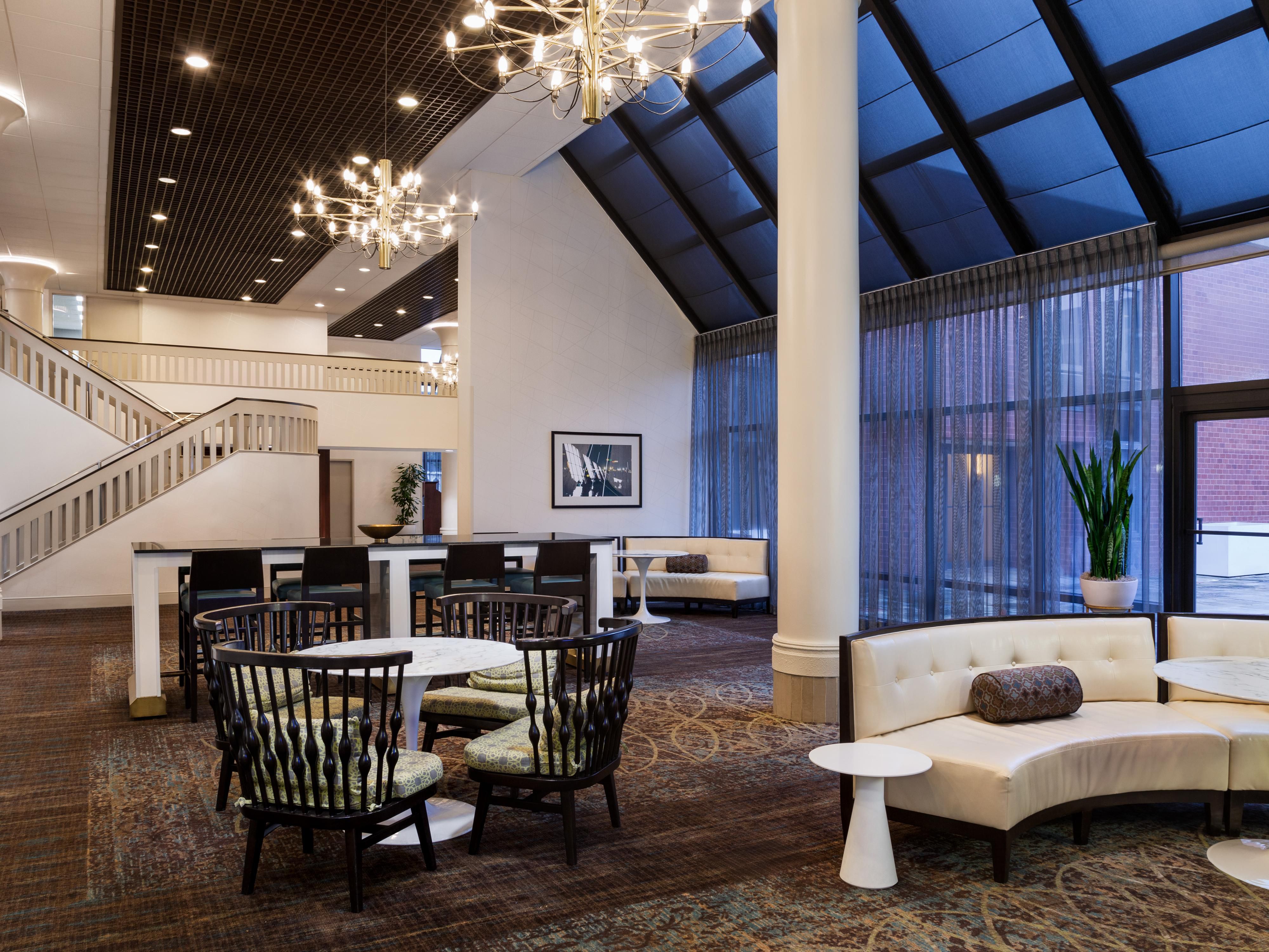 Work or relax from our spacious lobby with free wi-fi.