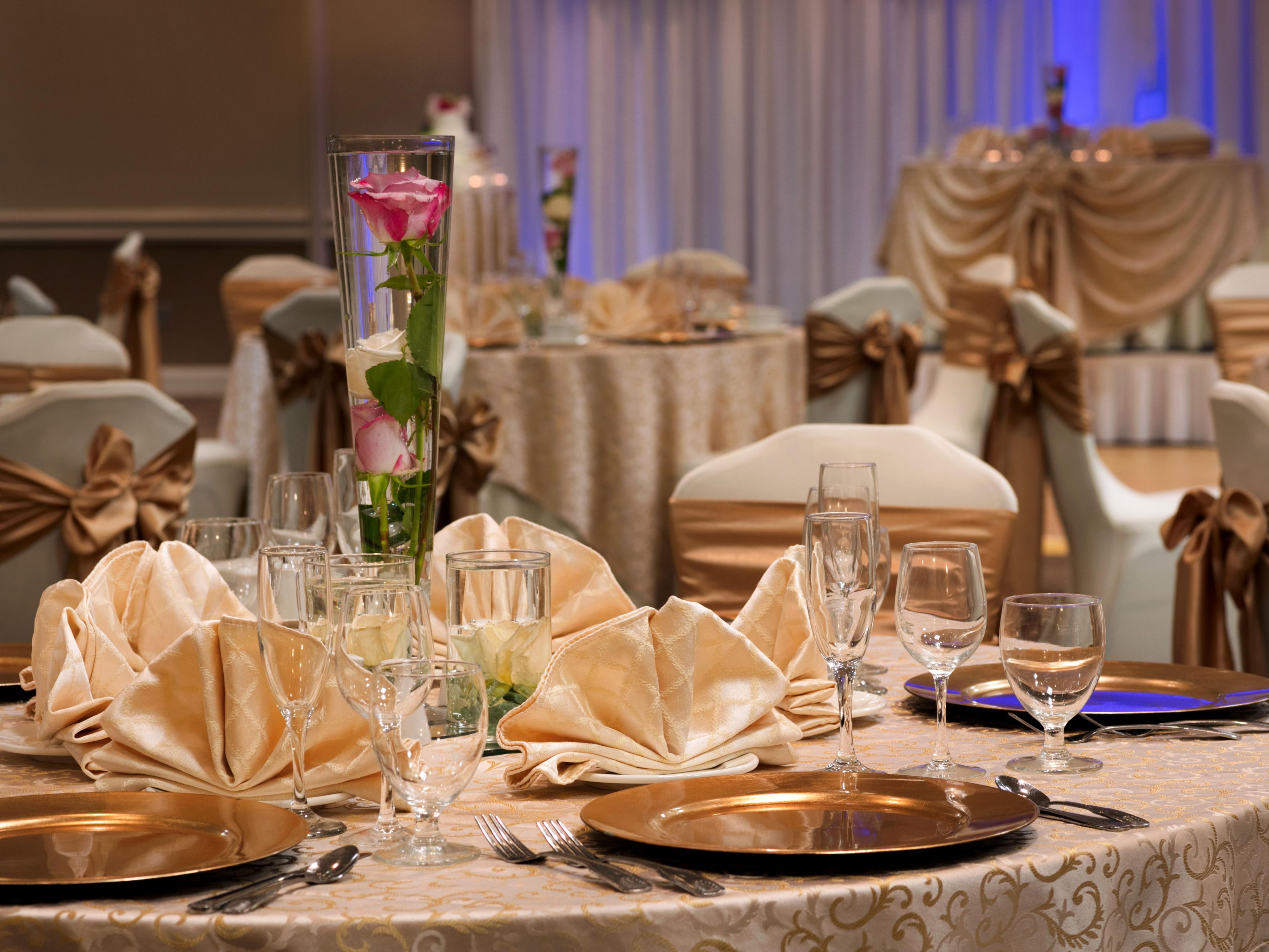 Holiday Inn Washington-Dulles Airport features the perfect event spaces for celebrations both intimate and grand. From custom catering menus to room blocks, our event specialists can help you plan an unforgettable wedding reception, rehearsal dinner or bridal shower for up to 250 guests.