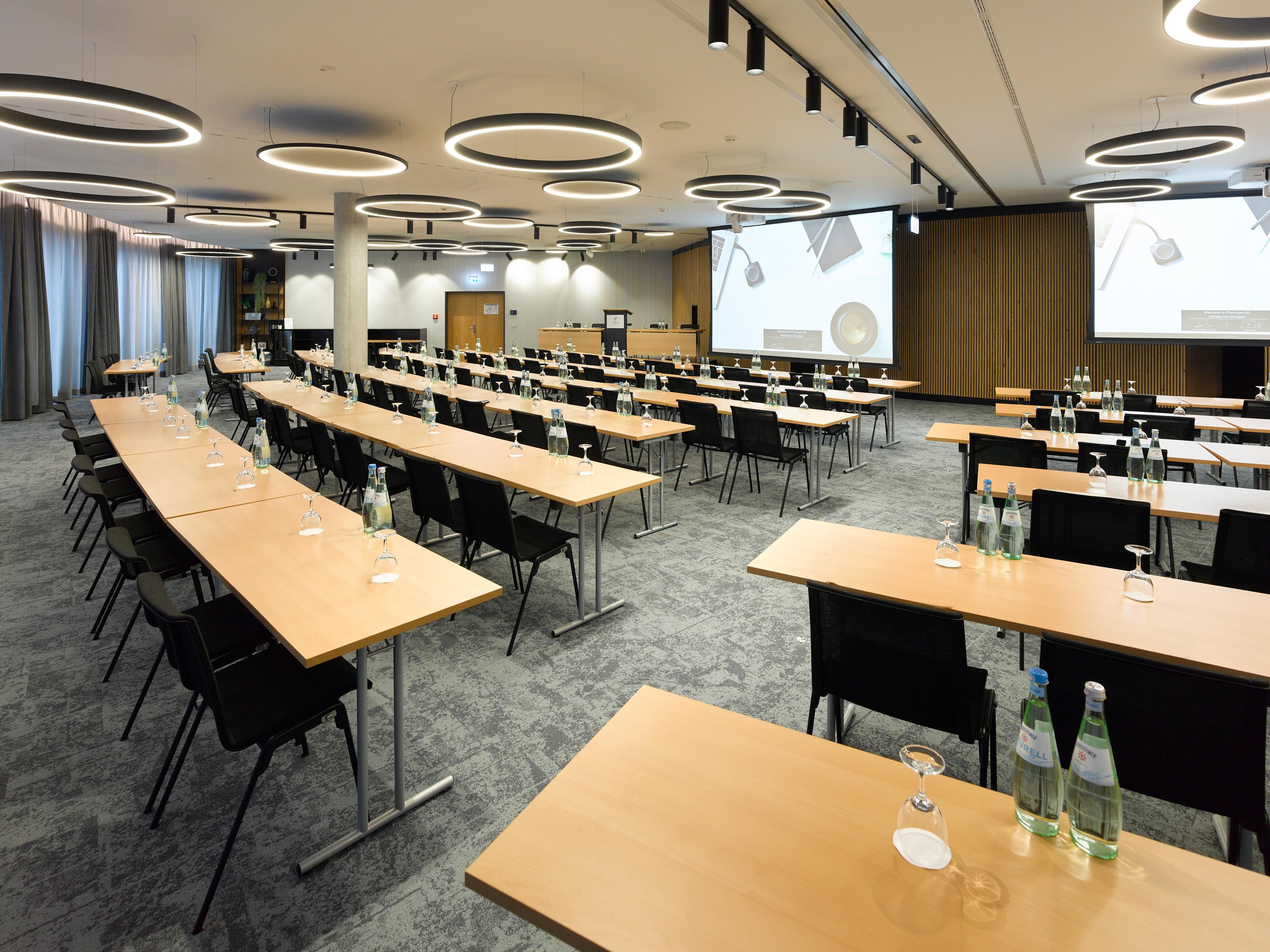 Located in Business Park Weilimdorf, Holiday Inn Stuttgart is your premier event destination. With 17 versatile meeting spaces featuring ample natural light, air conditioning, and All-Inclusive DDR, it's perfect for meetings, conferences, or exhibitions. Our venues are also great for private gatherings with your friends and family!