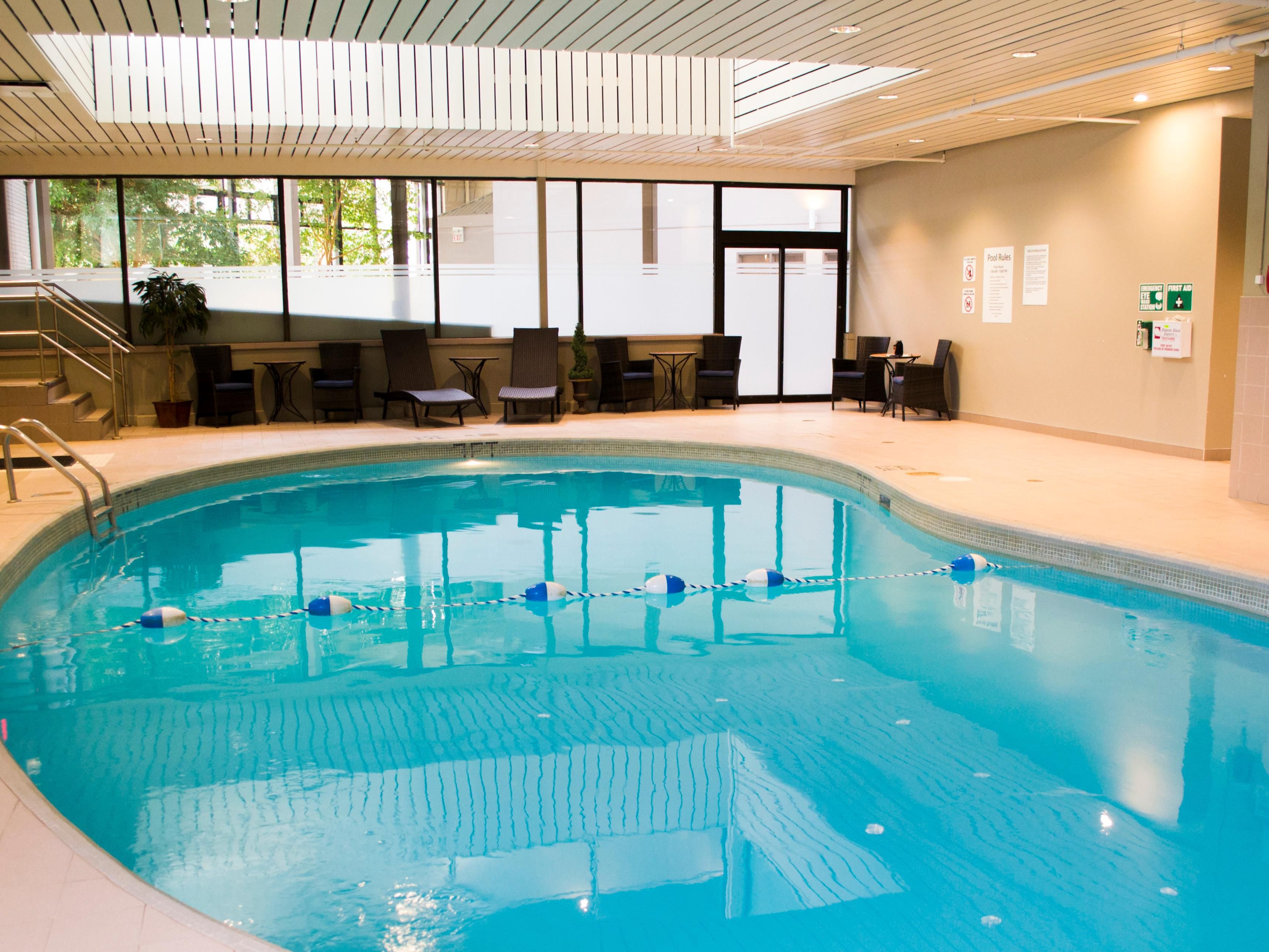 Building memories as a family! Enjoy quality time together with a dip in the pool after a long day of exploring all that Sudbury has to offer. Our indoor heated pool is the perfect place to gather and build great memories that last.   