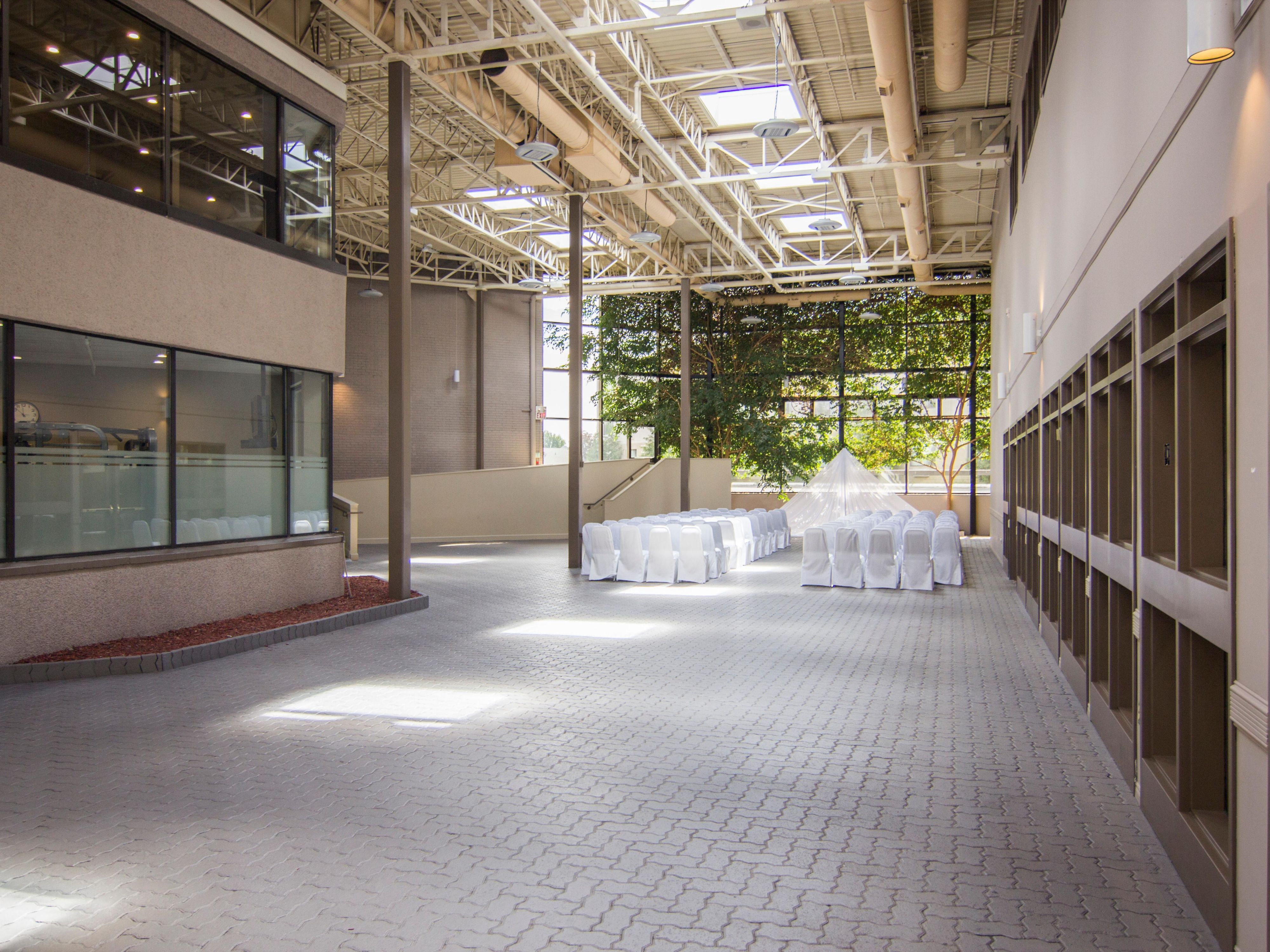 Congratulations - you're getting married! We would love to be a part of your special day, no matter how big or small. We've got the space and the team to help you plan the perfect wedding. Our Solarium can accommodate up to 250 guests. Call us today at 1-705-522-0600 ext. 610 for more information.