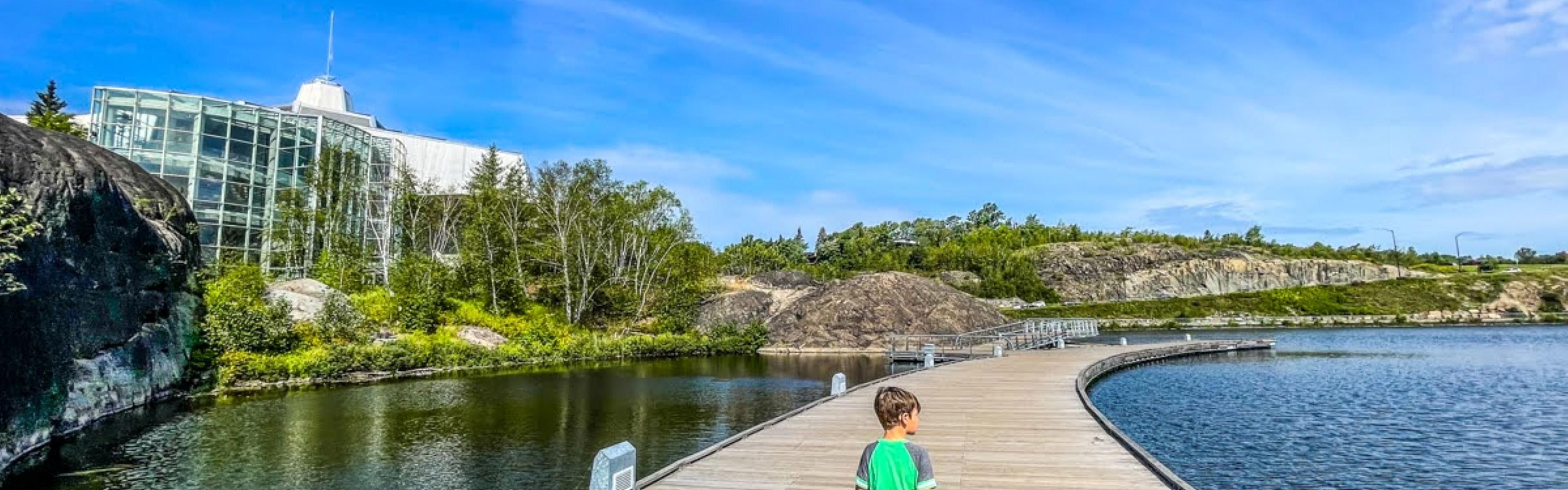Take a leisurely walk at the Science North Boardwalk.