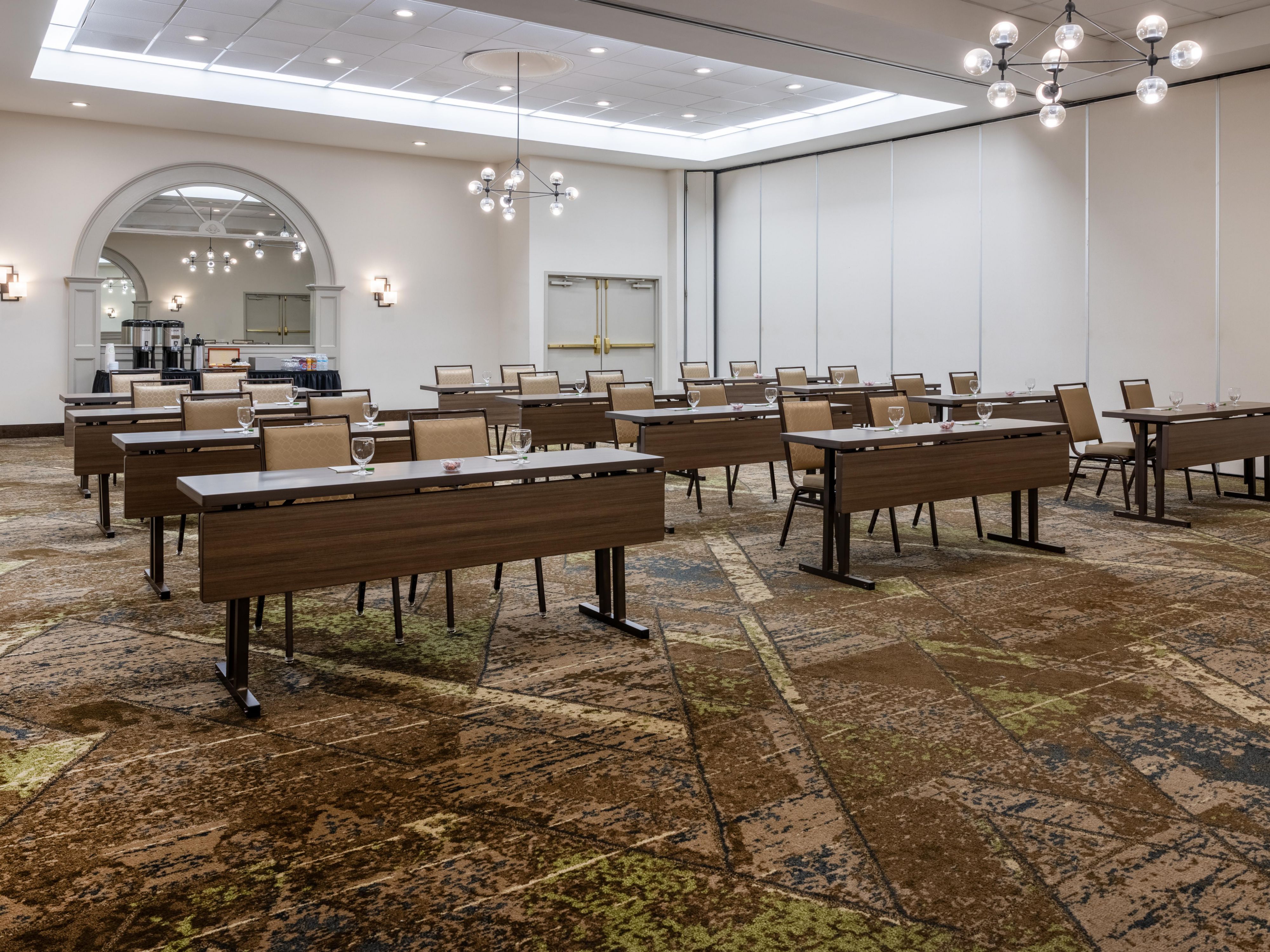 Host corporate meetings, weddings, and social events in our 5,000 square feet space for up to 300 guests. From small gatherings to grand galas, we provide AV equipment, customized catering, and personalized services to ensure your event is unforgettable!