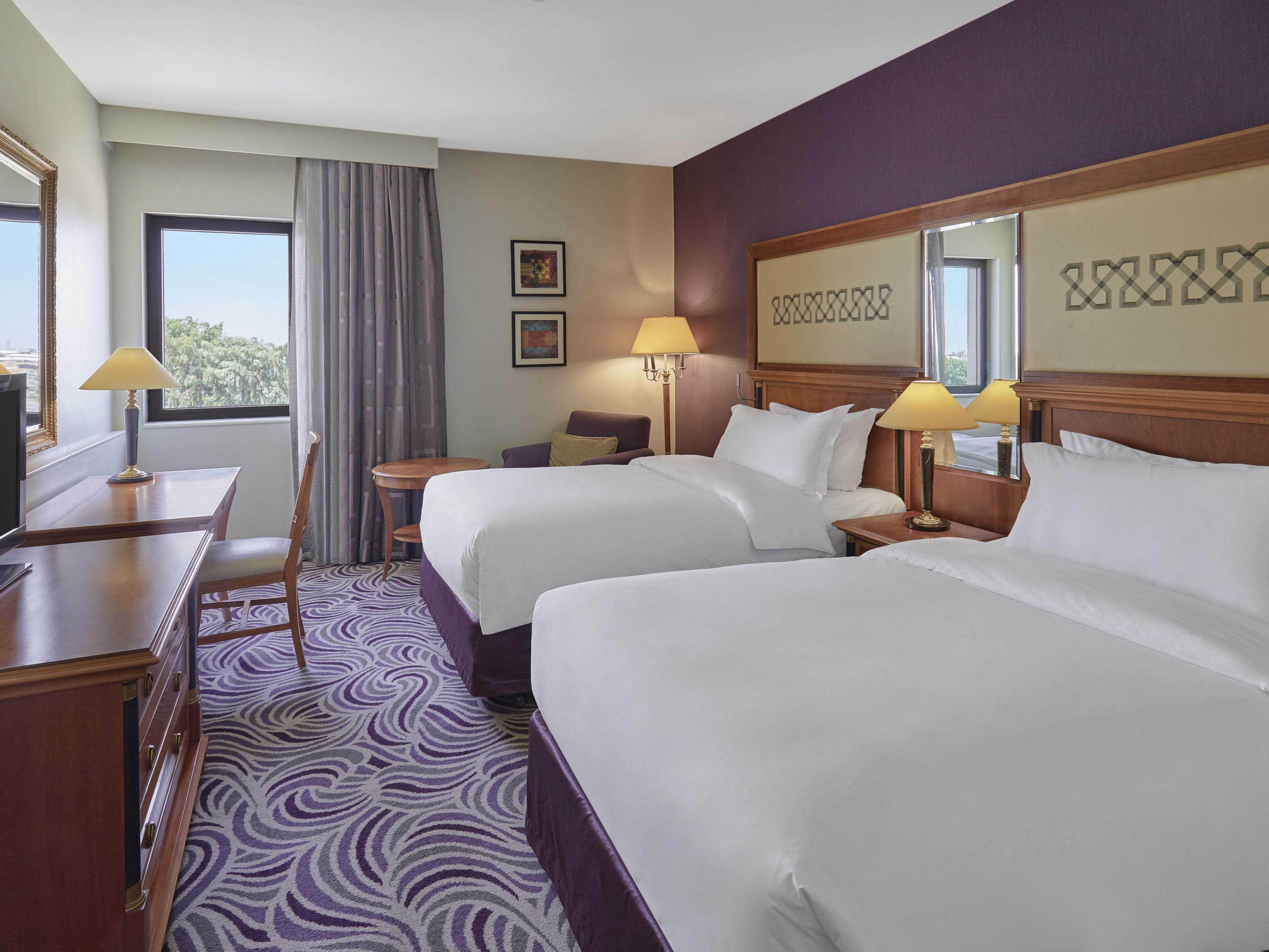 At Holiday Inn Tabuk, each room and suite is designed to offer guests a relaxing space that feels like home, making it ideal for a family holiday in Tabuk, Saudi Arabia. Enjoy the perfect blend of comfort and accessibility as you explore all the activities Tabuk has to offer.