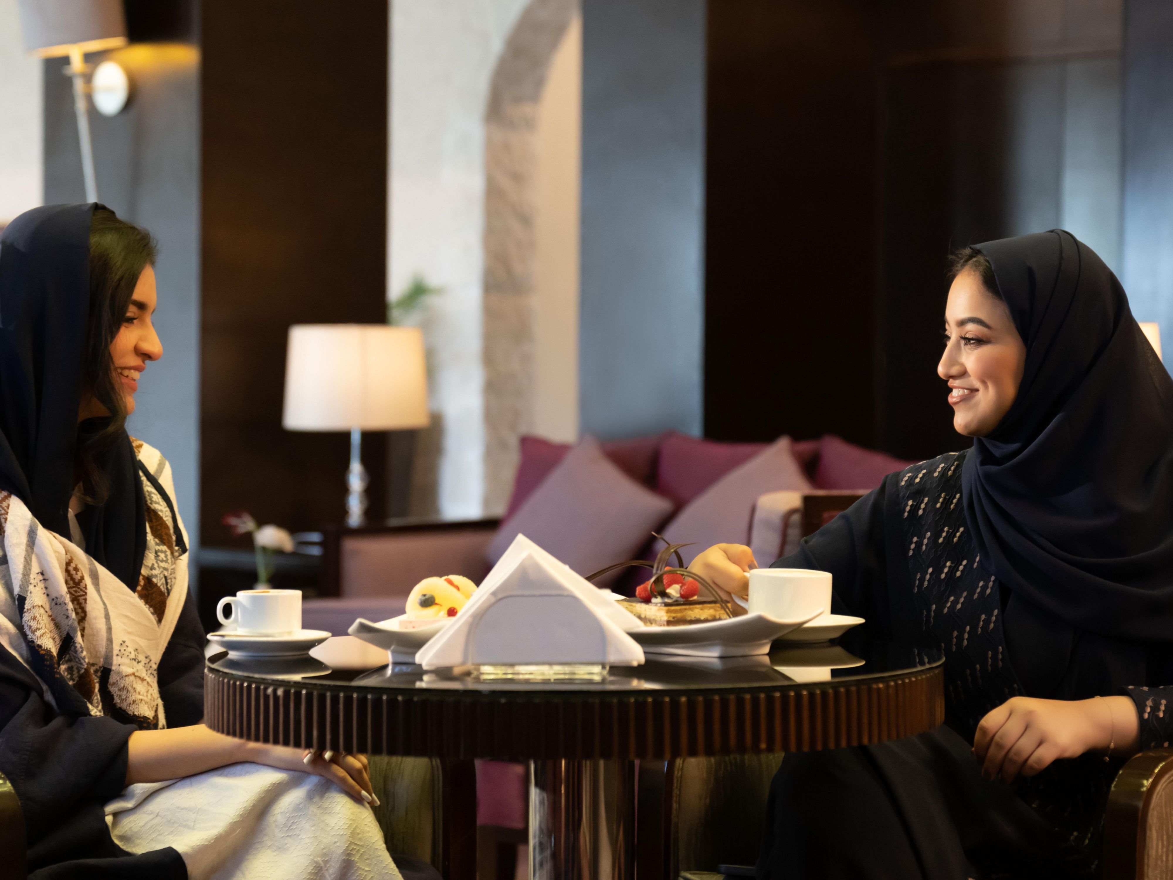 Sit back and relax at the Lobby Cafe the place to meet with friends or to have a small meeting or to just enjoy reading a book over a cup of coffee.  A stylish cafe offering delightful treats and an exceptional relaxed atmospher.
The fresh pastries, fresh brewed coffee or tea are not to be missed.