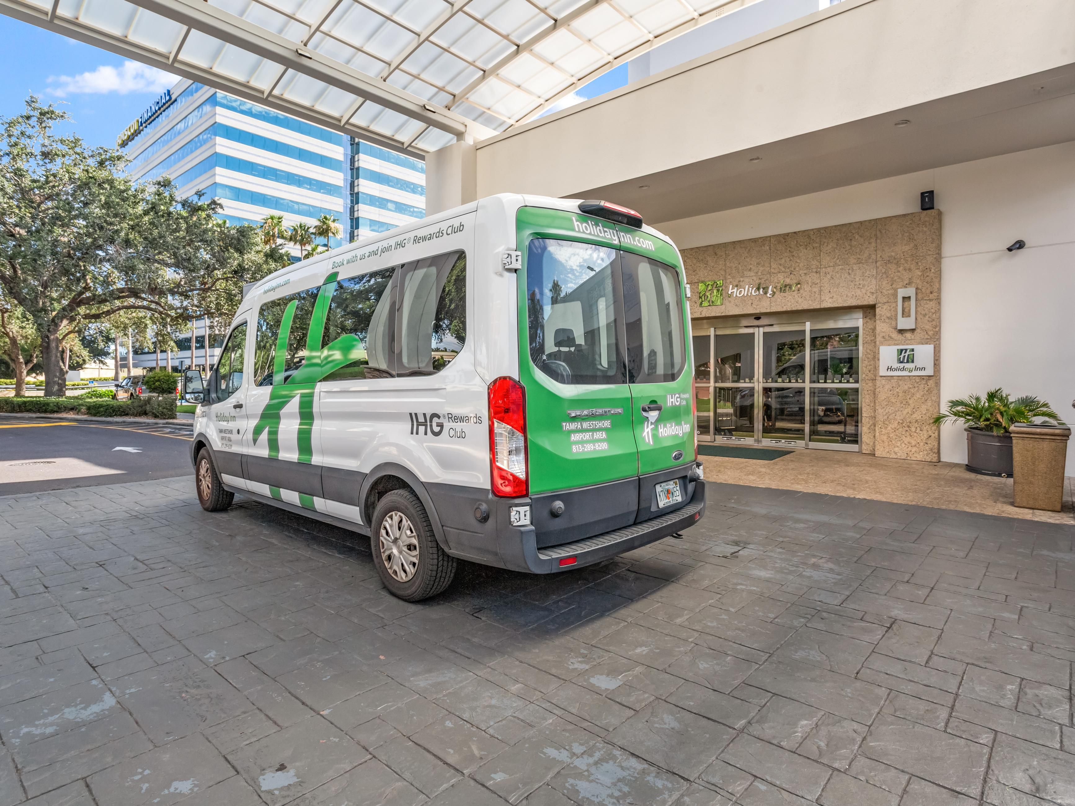 Enjoy complimentary airport shuttle service to Tampa International Airport and nearby destinations, including Westshore, International Plaza, and local restaurants. Service is based on availability. Please note that a shuttle is not provided to Raymond James Stadium or Steinbrenner Field.