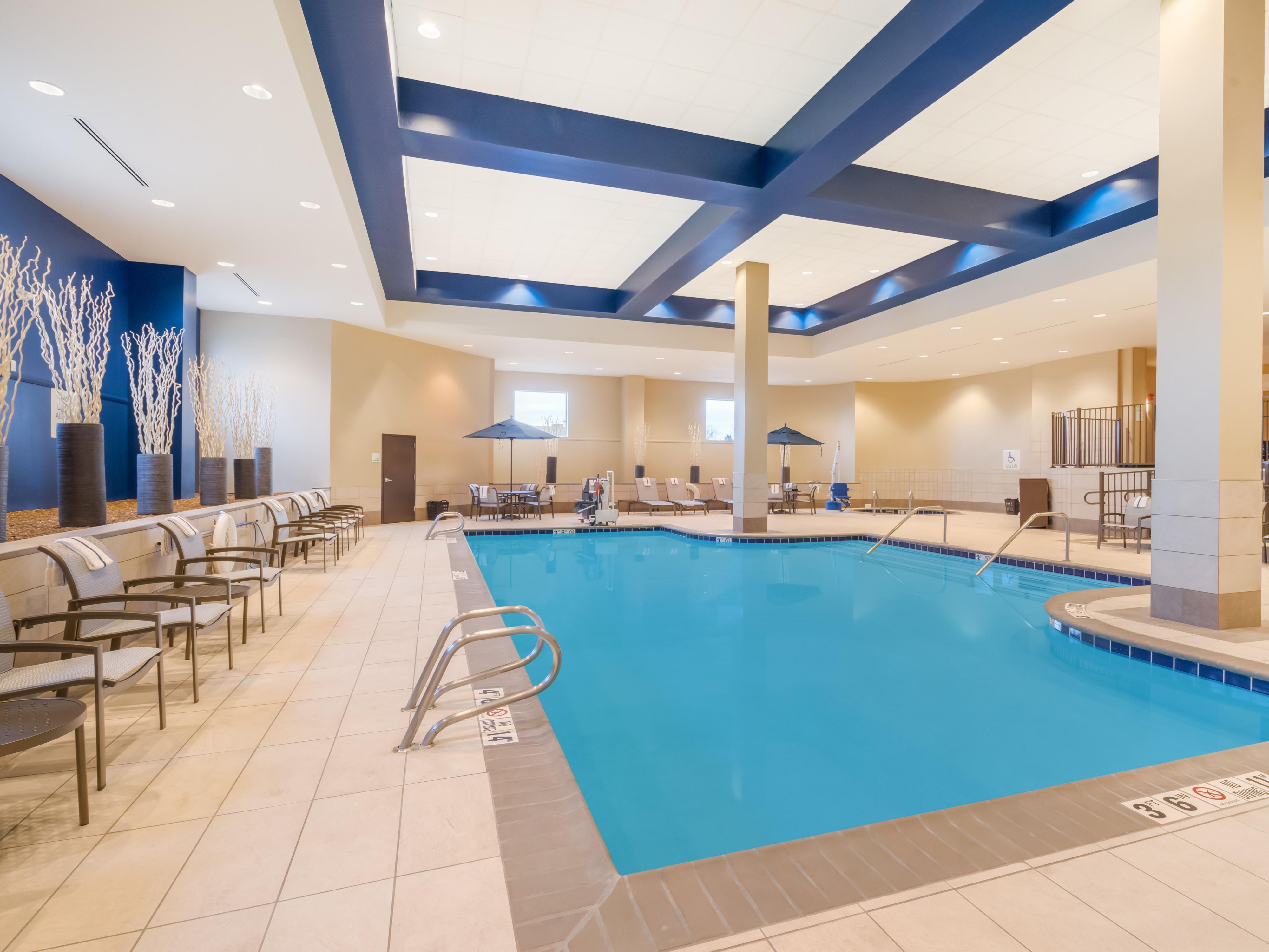 Our swimming pool is a perfect retreat for health and wellness.