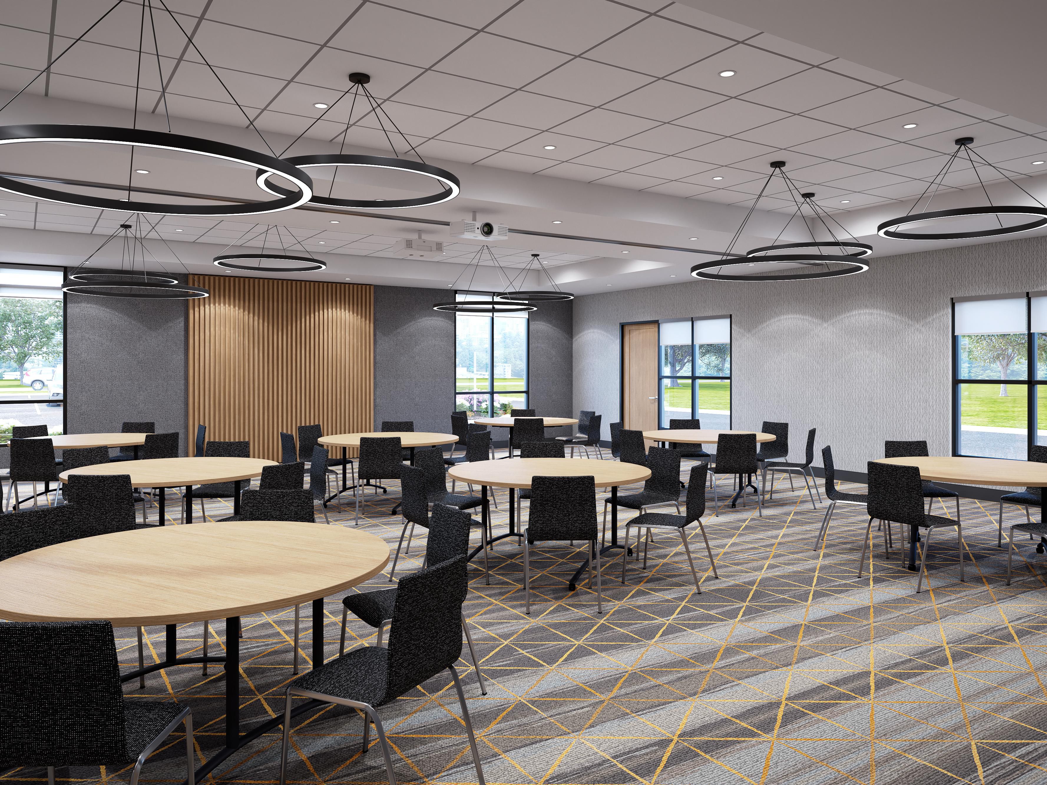 We invite you to consider our versatile 600 square-foot indoor meeting room for your upcoming event. This space is ideally suited to host up to 70 guests and can accommodate a variety of occasions; Including birthday parties, baby showers, corporate/executive board meetings, trainings, and conferences. 