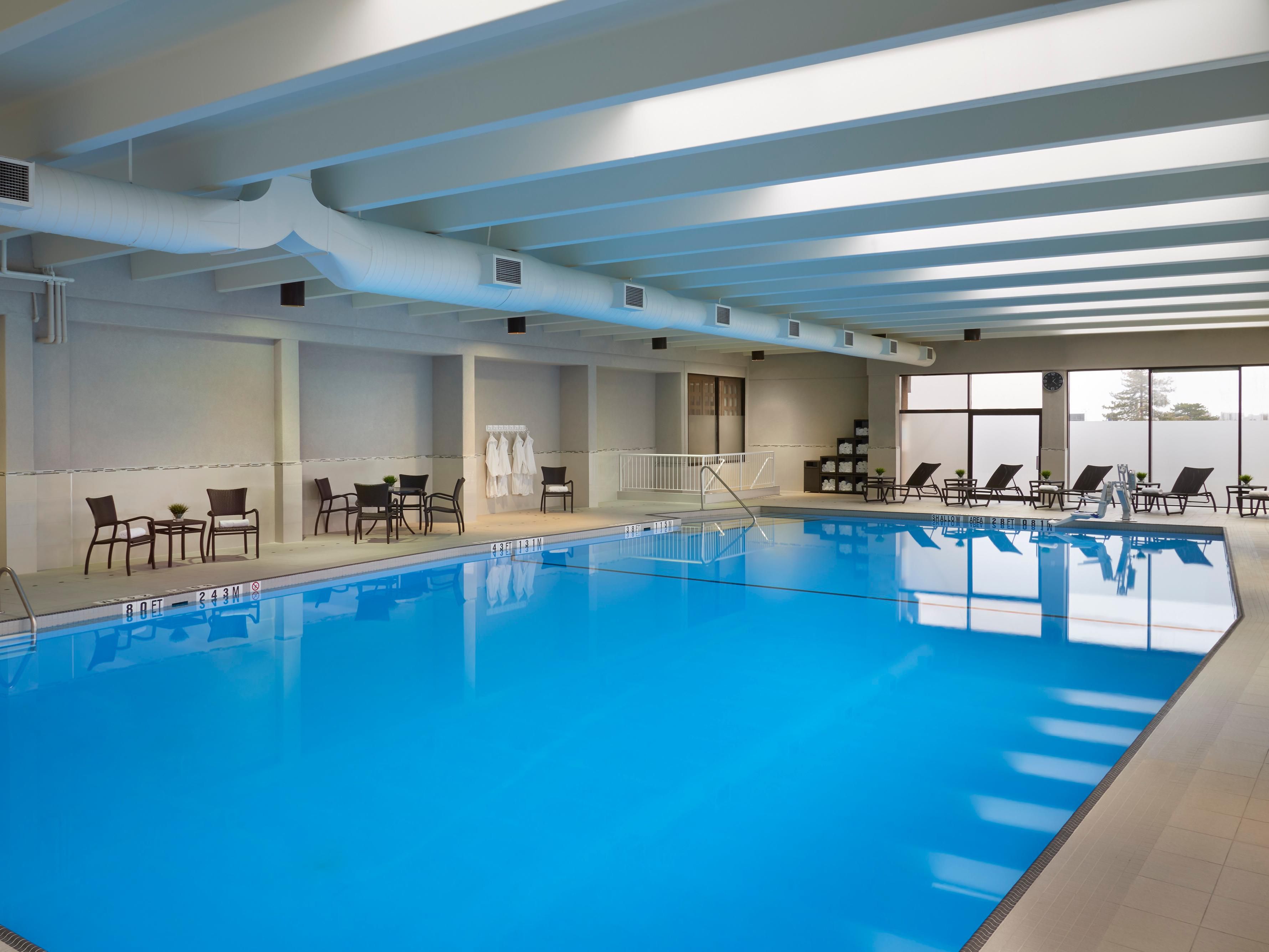 Relax at our Toronto Airport Hotel with Indoor Pool.