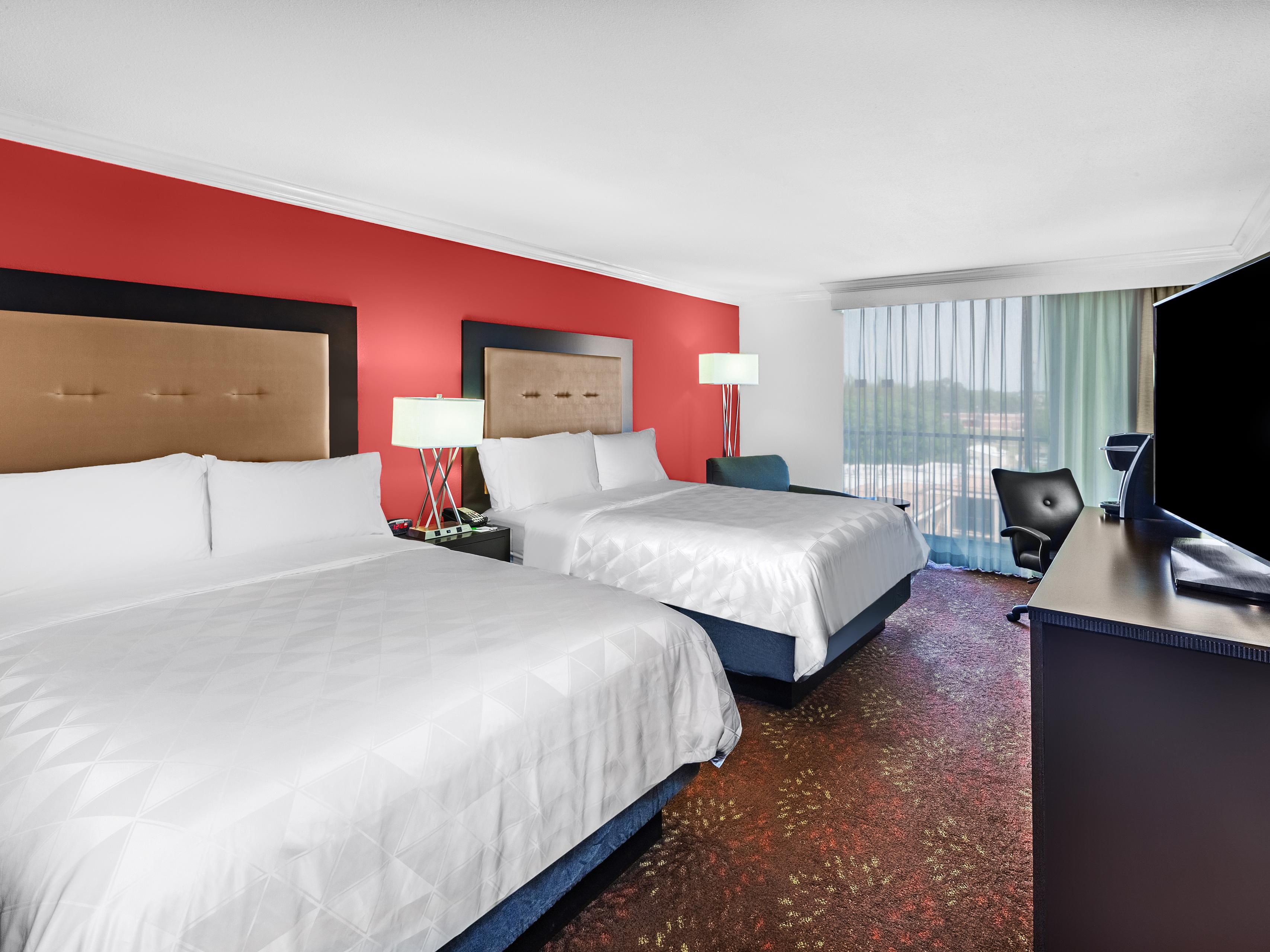 Two queen bed guest room