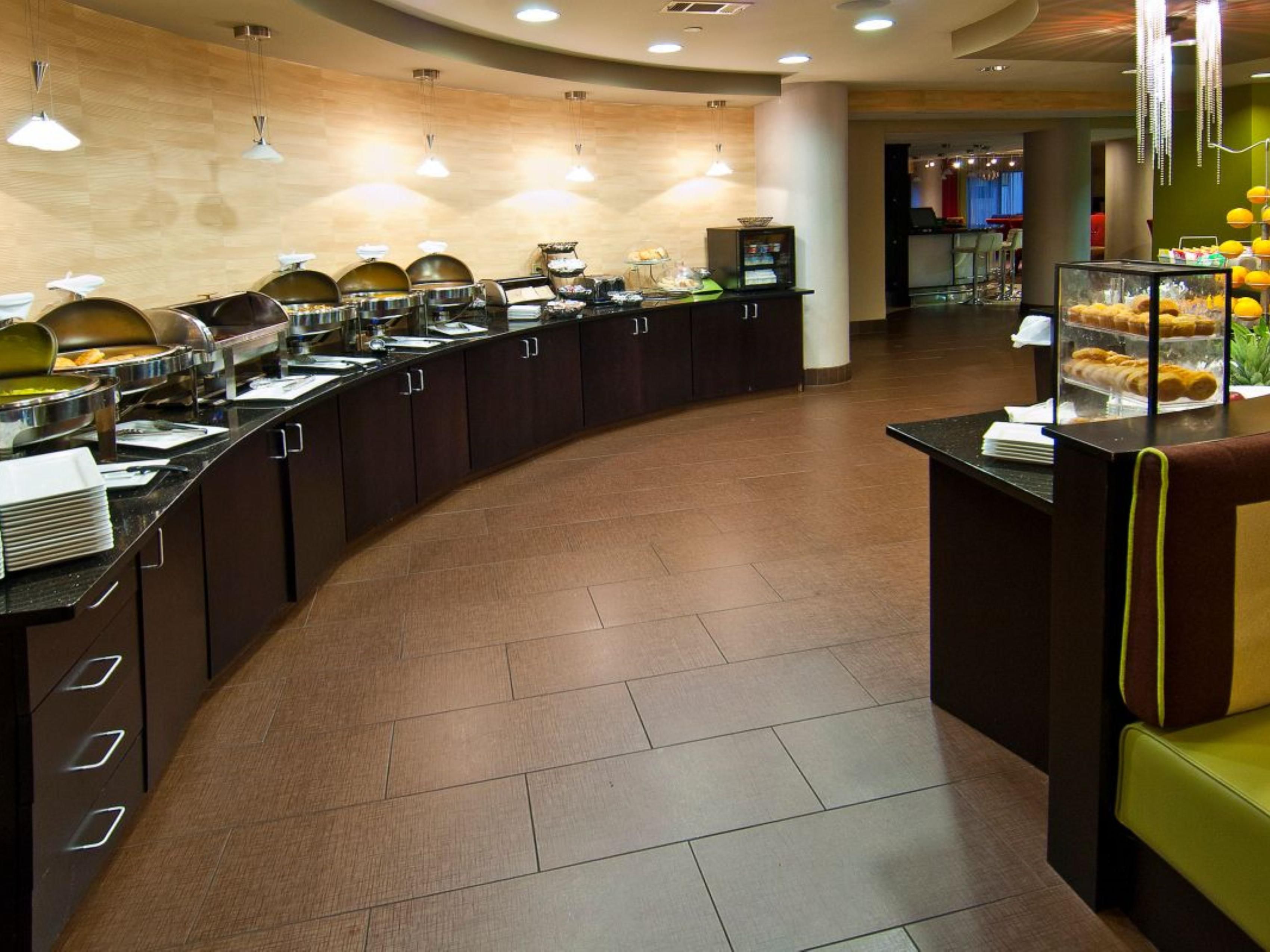 You won't have to go far for a delicious breakfast! Cilantro Grille is onsite and open 7 days a week.  