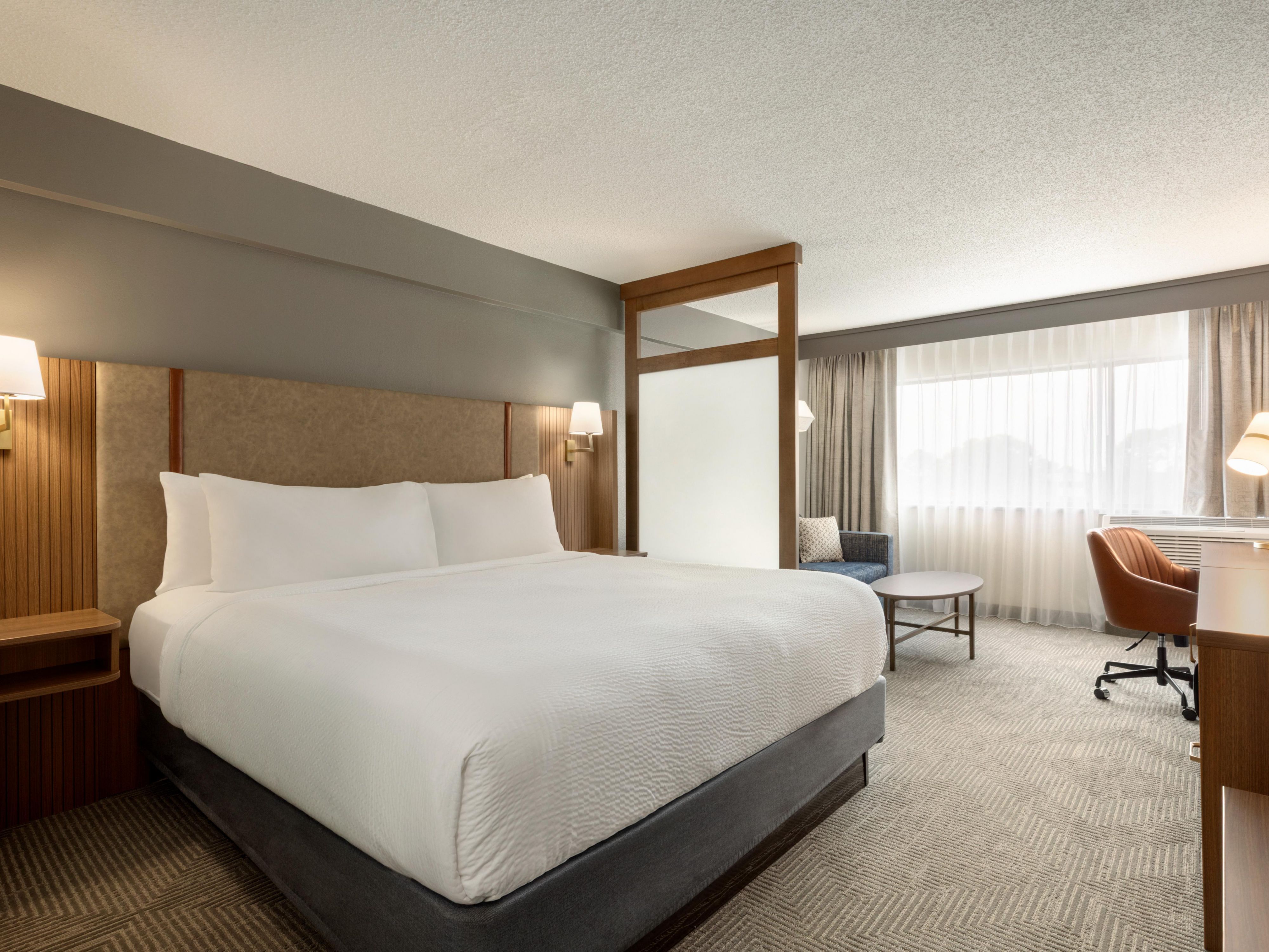 Stay in comfort with our spacious King Bed guest room.
