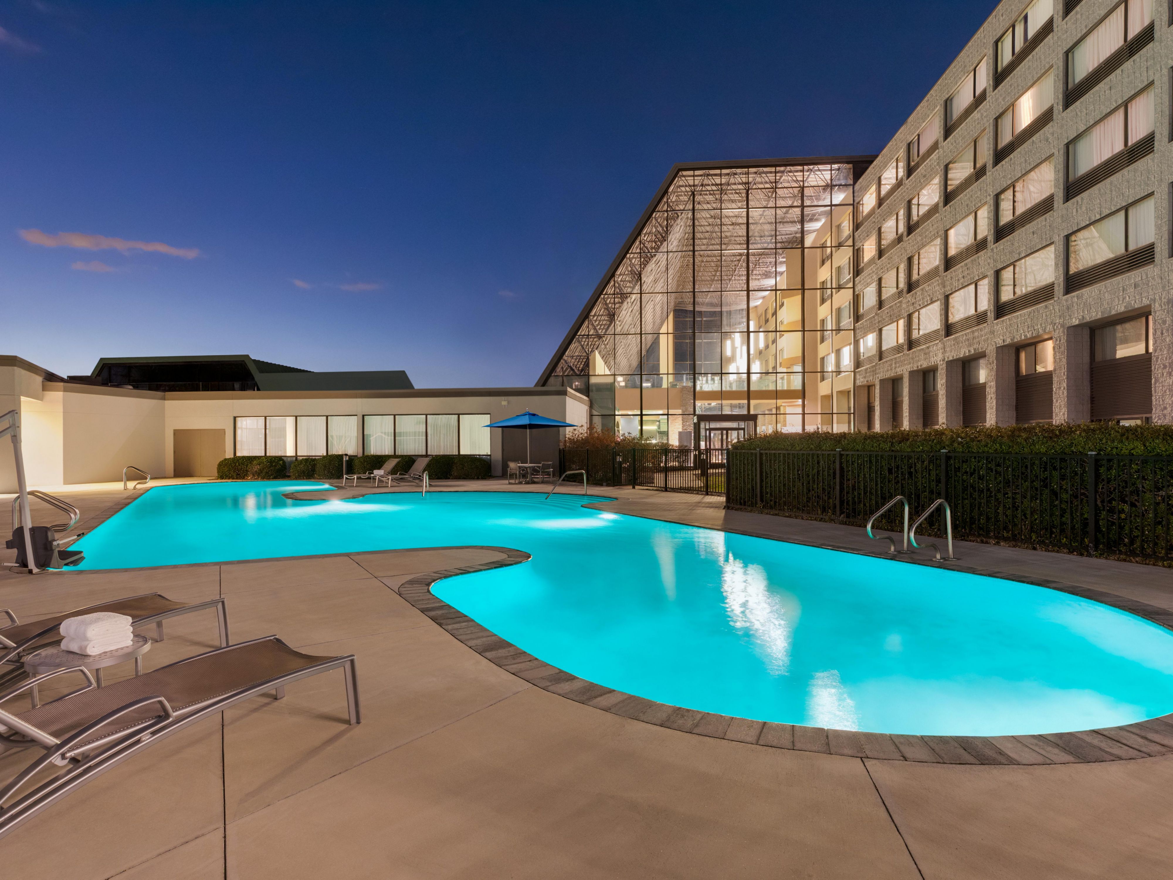 Re-energize and sink into comfort every night at our on-site pool.