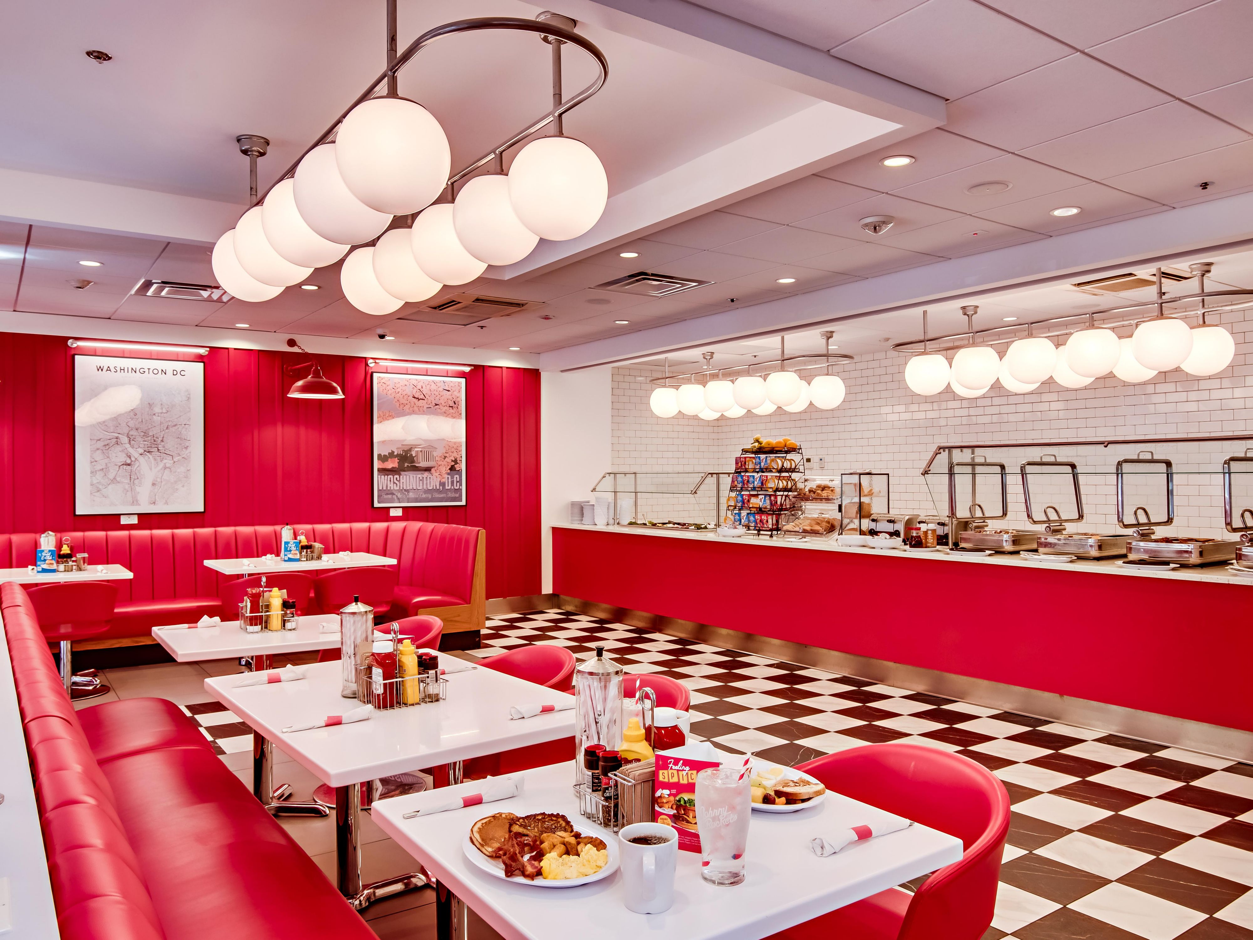 Families love our Kids Stay and Eat Free program, making it easier and more affordable to bring the whole family along on your Washington, DC adventure. Our program is designed to give parents the peace of mind that comes with savings on meals and accommodation for children. Kids 11 & under eat free and children 20 and younger stay free.