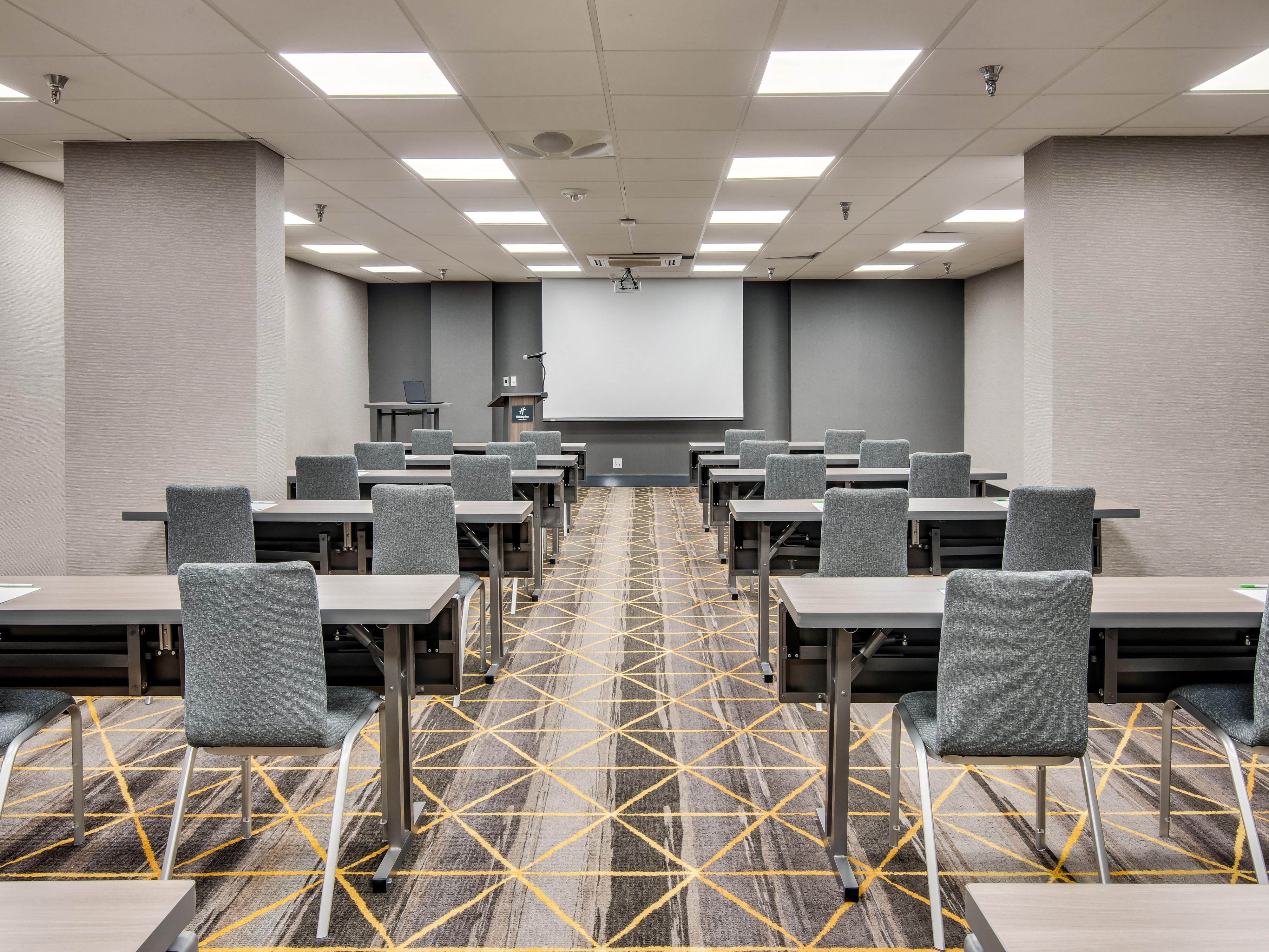 Ideal for business and social gatherings, our versatile meeting spaces and convenient downtown location provide the perfect setting for your next event. State-of-the-art facilities and dedicated service complement our newly renovated meeting rooms, which can accommodate a range of events, from high-powered board meetings to elegant social events.