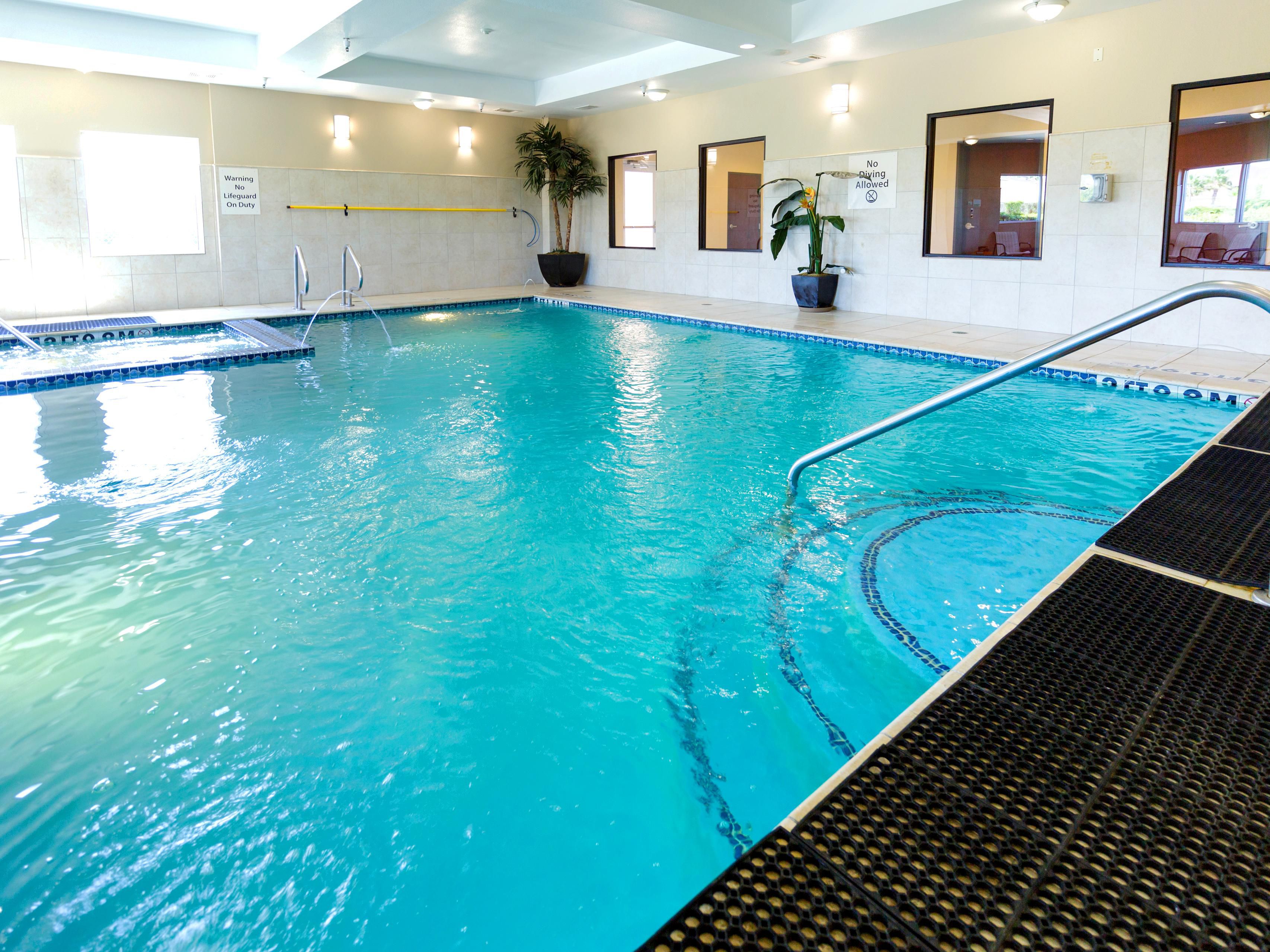 Who cares if it rains in Webster?  We love our indoor pool!