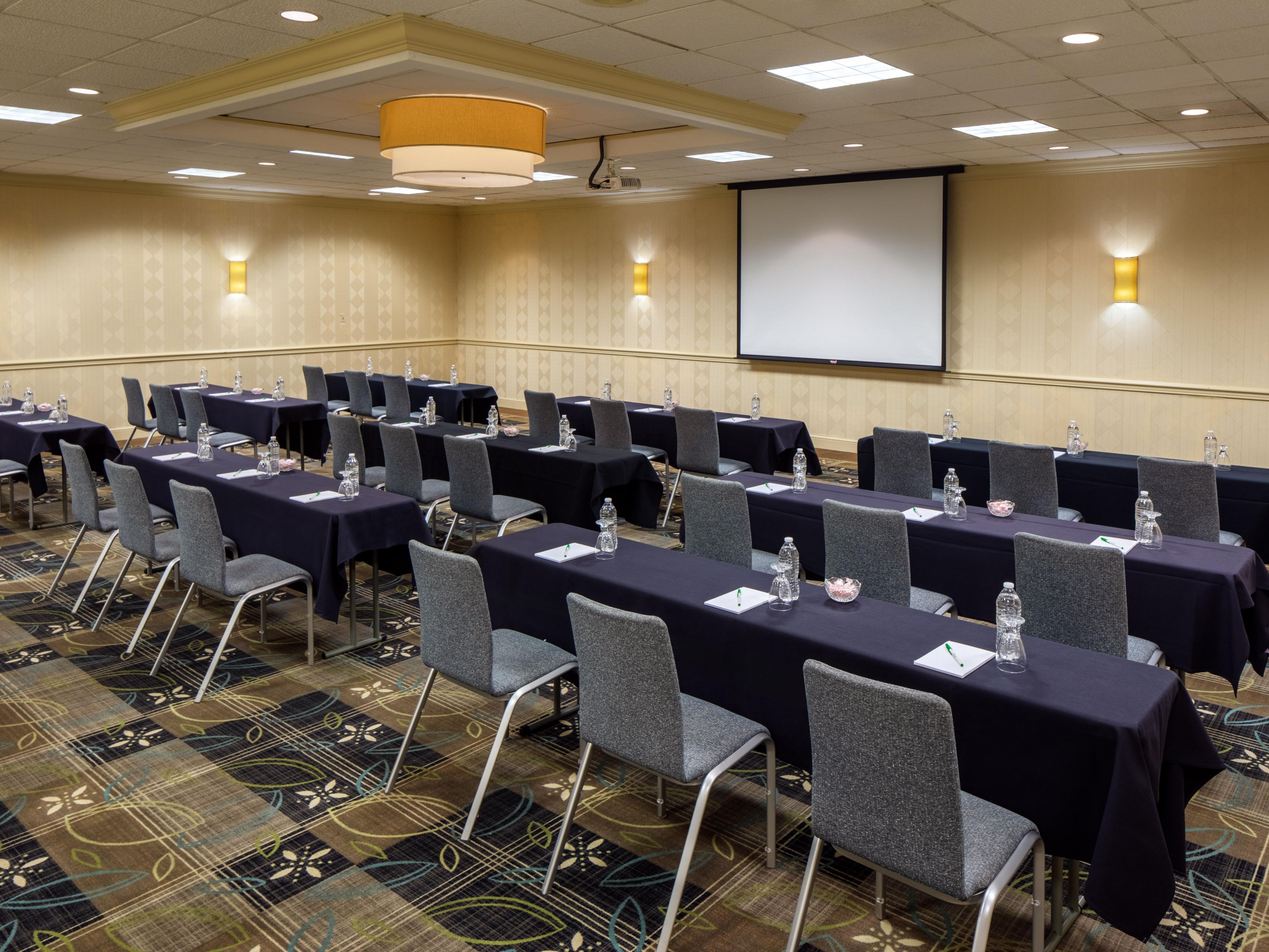 During your stay in Weirton or Steubenville, let our hotel host your next function, special occasion or company event. We offer 3 excellent event rooms converting to one  Ballroom with delightful catering options, audio/visual equipment and free Wi-Fi. If you are planning a meeting for 30 or 300 people the Holiday Inn Weirton has the space.