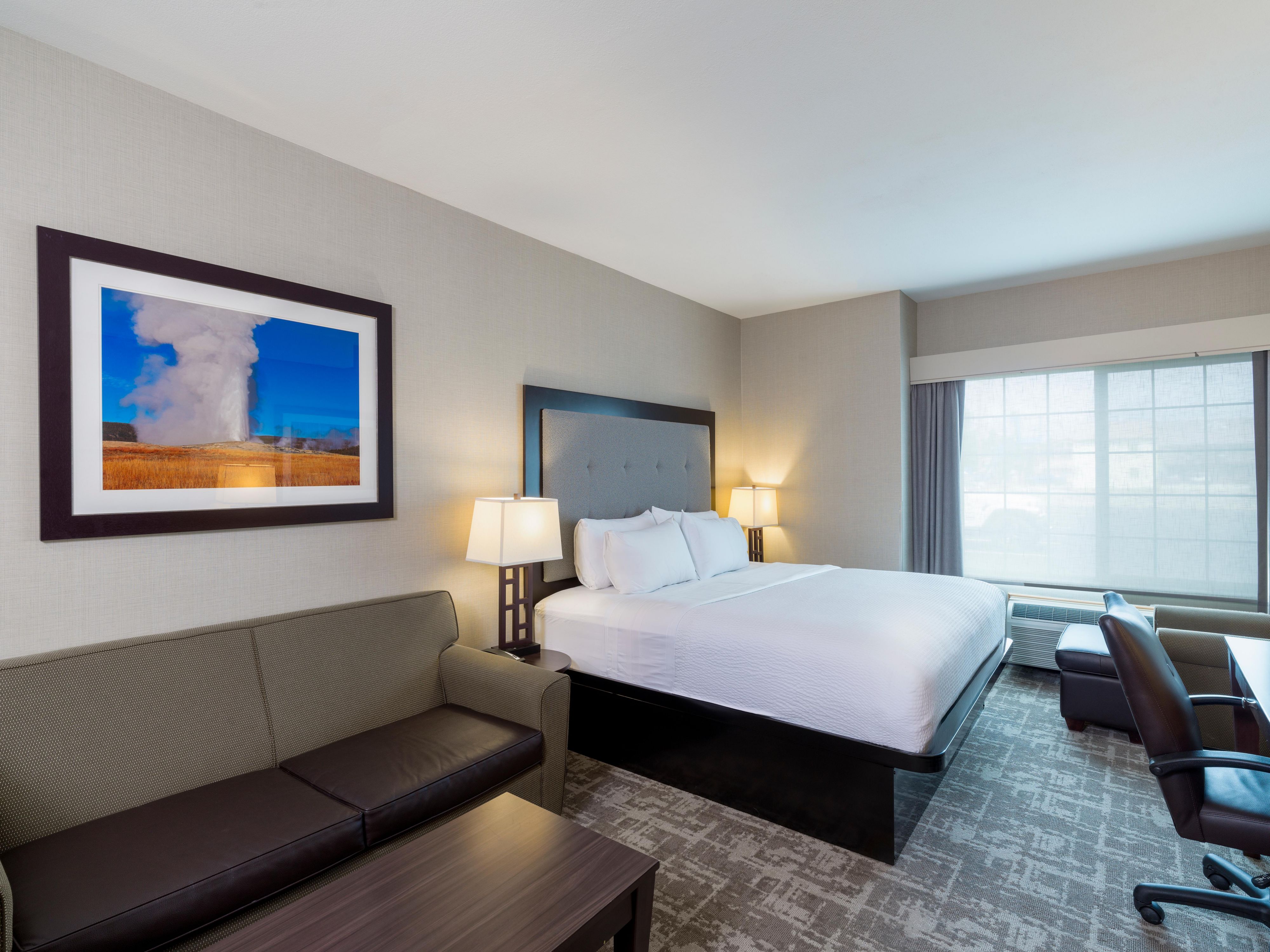 Stay in comfort with our spacious guest room