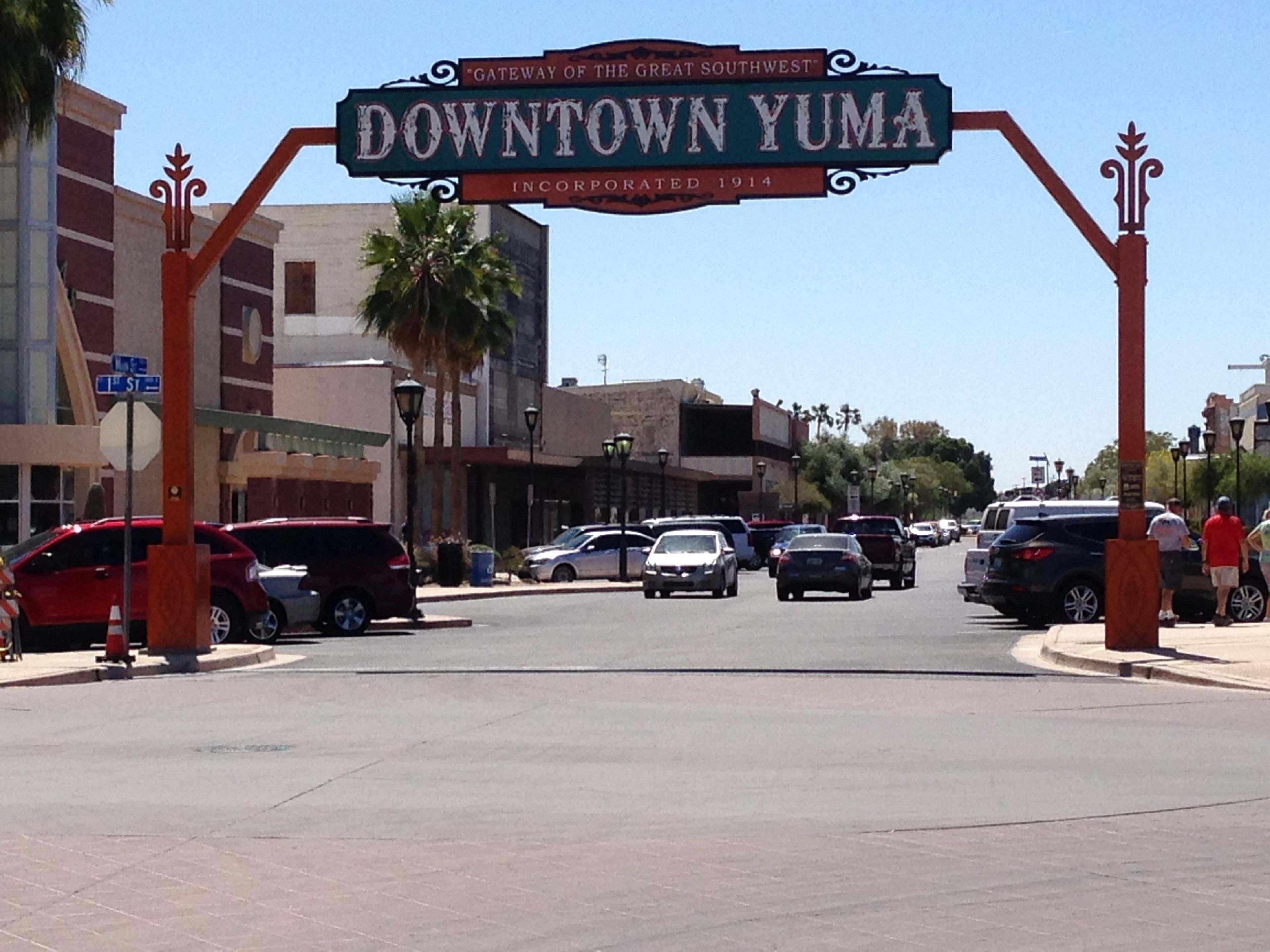 At the end of the Gila Trail, Main Street has always been the heart of “old Yuma.”  Yuma’s historic downtown offers a wide variety of shopping, dining and entertainment.  Want to know more about downtown history?  Try a tour – on foot, aboard a trolley or even ghostly versions that take place in the dark.