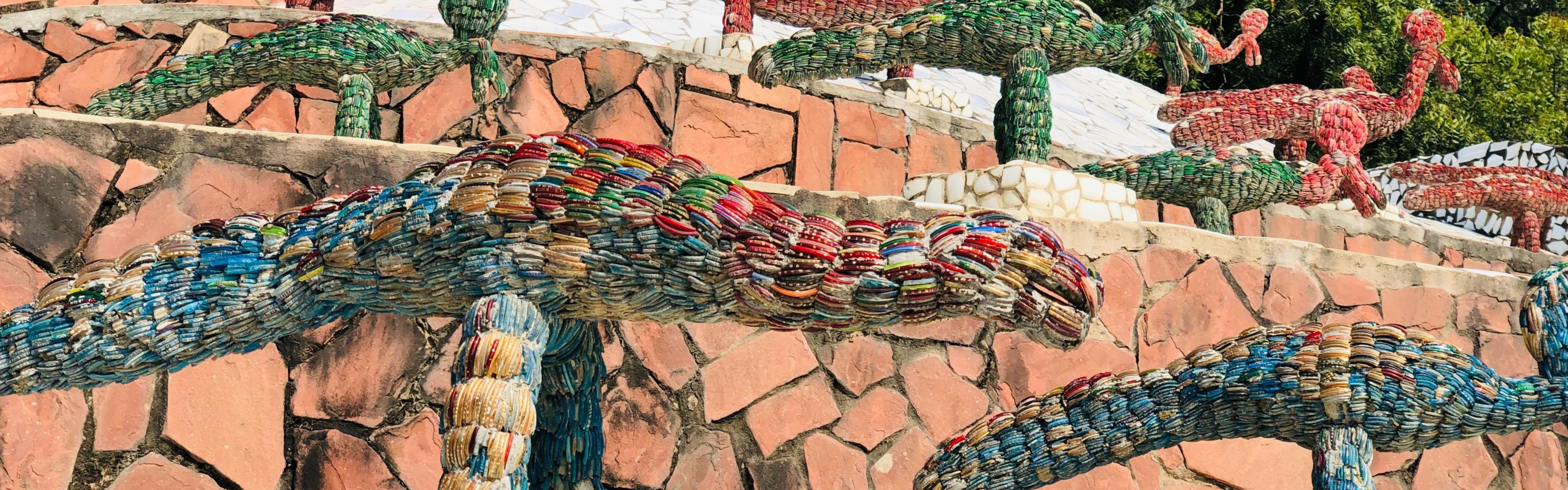 Rock Garden is a must visit in Chandigarh, near Zirakpur.