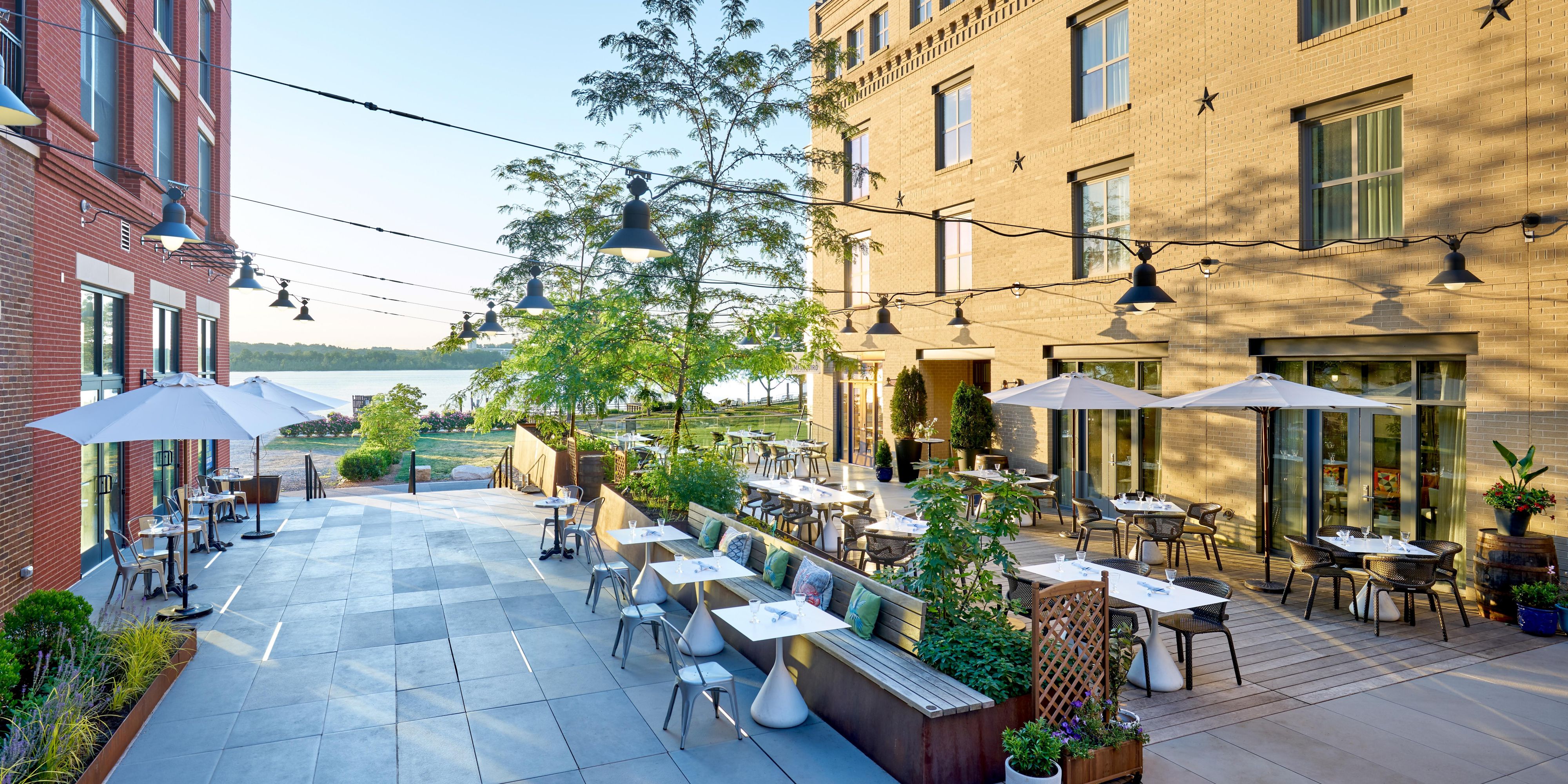 Enjoy our courtyard with a scenic view and fresh air.