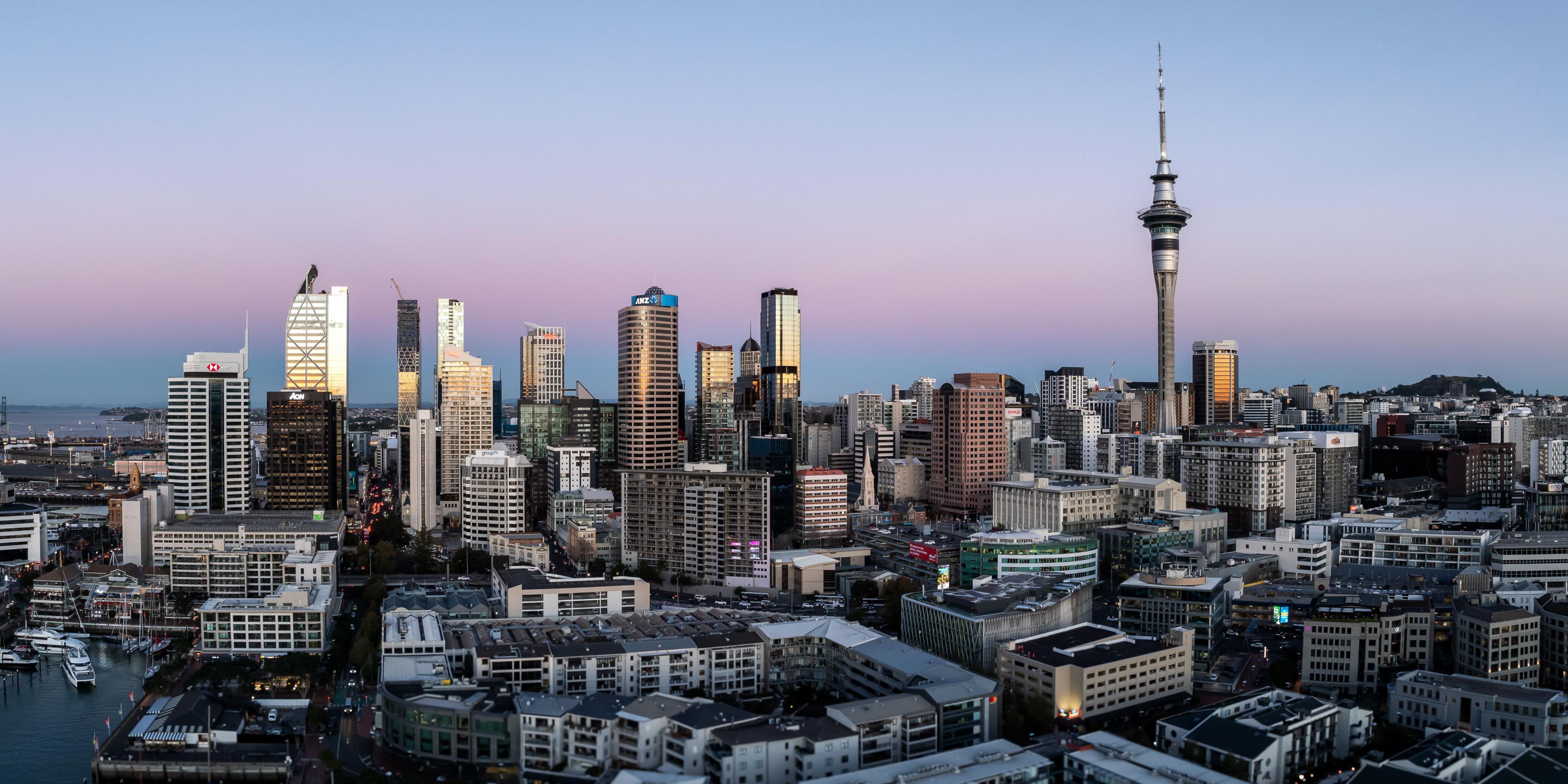Auckland City Skyline 