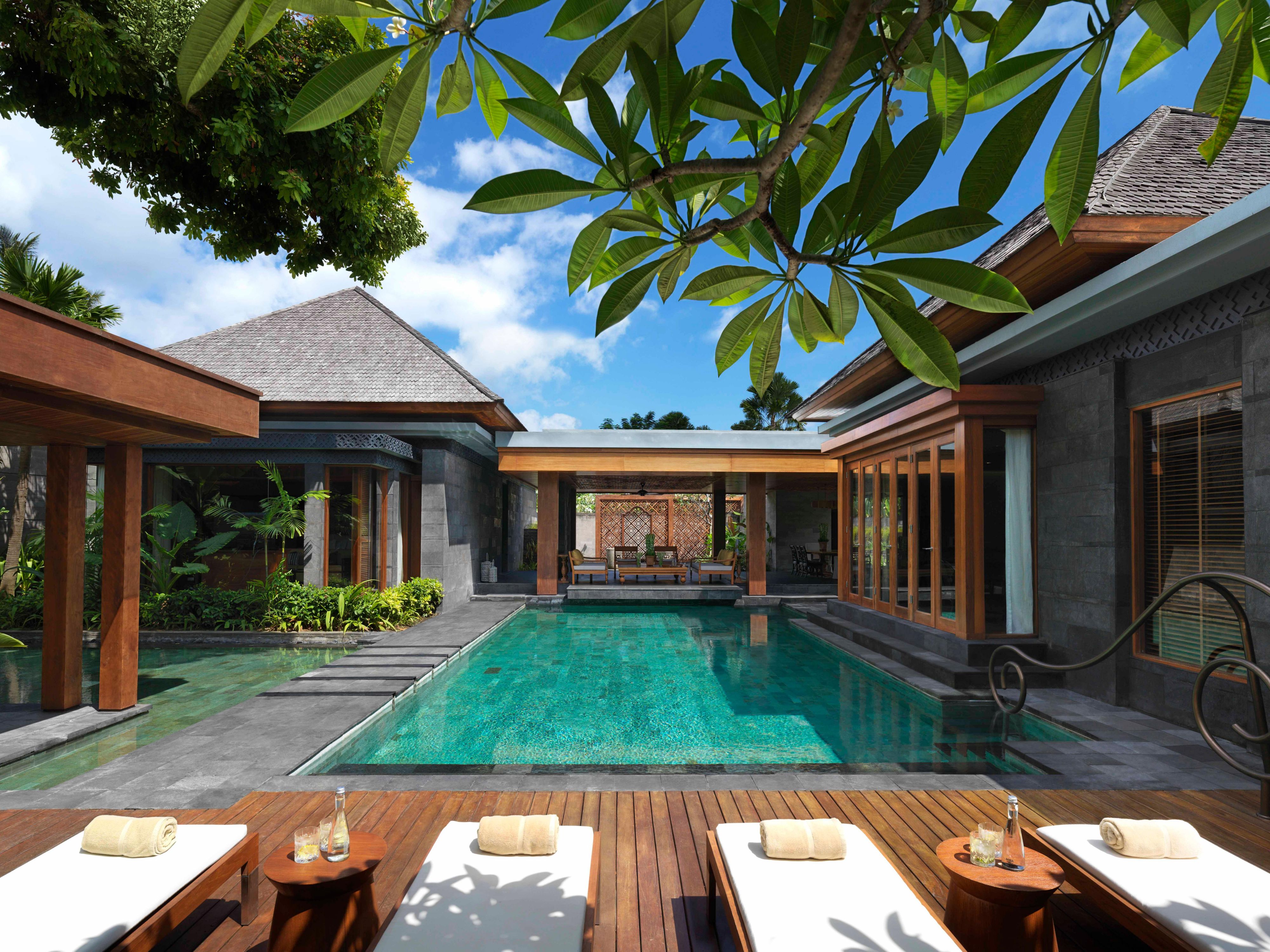 Our Seminyak Beach Resort’s design-led concept is infused with local stories and reflects the evocative culture of our surroundings. Striking geometric patterns carved in the wood make distinctive traditional accents throughout the property, and are inspired by the Balinese Songket weavings that decorate our beautifully crafted living spaces.