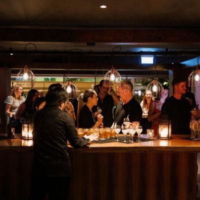 Cocktails and canapes at Bar 1603 