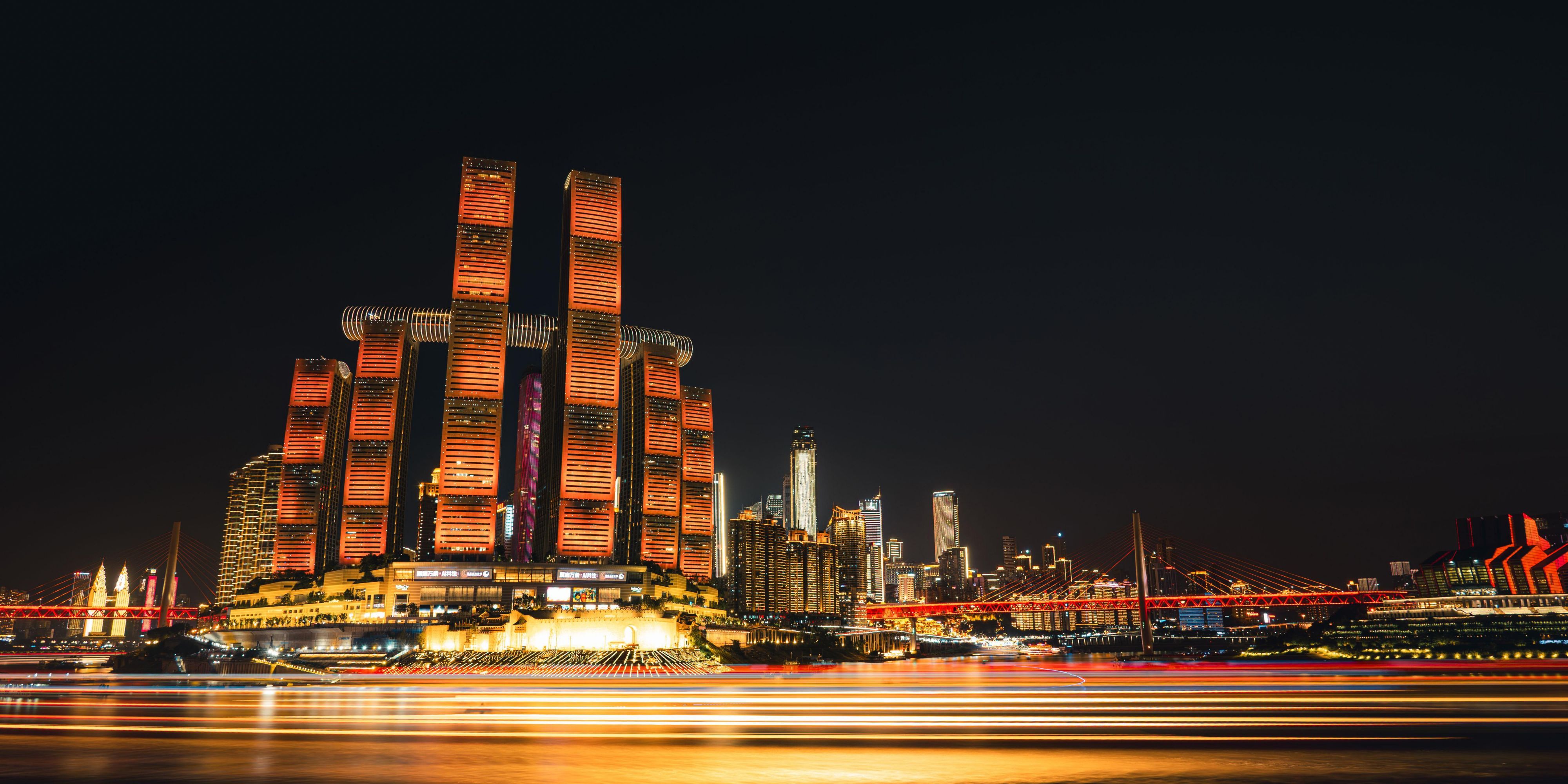 Raffles City Chongqing: 0.1km, about a 3-minute walk