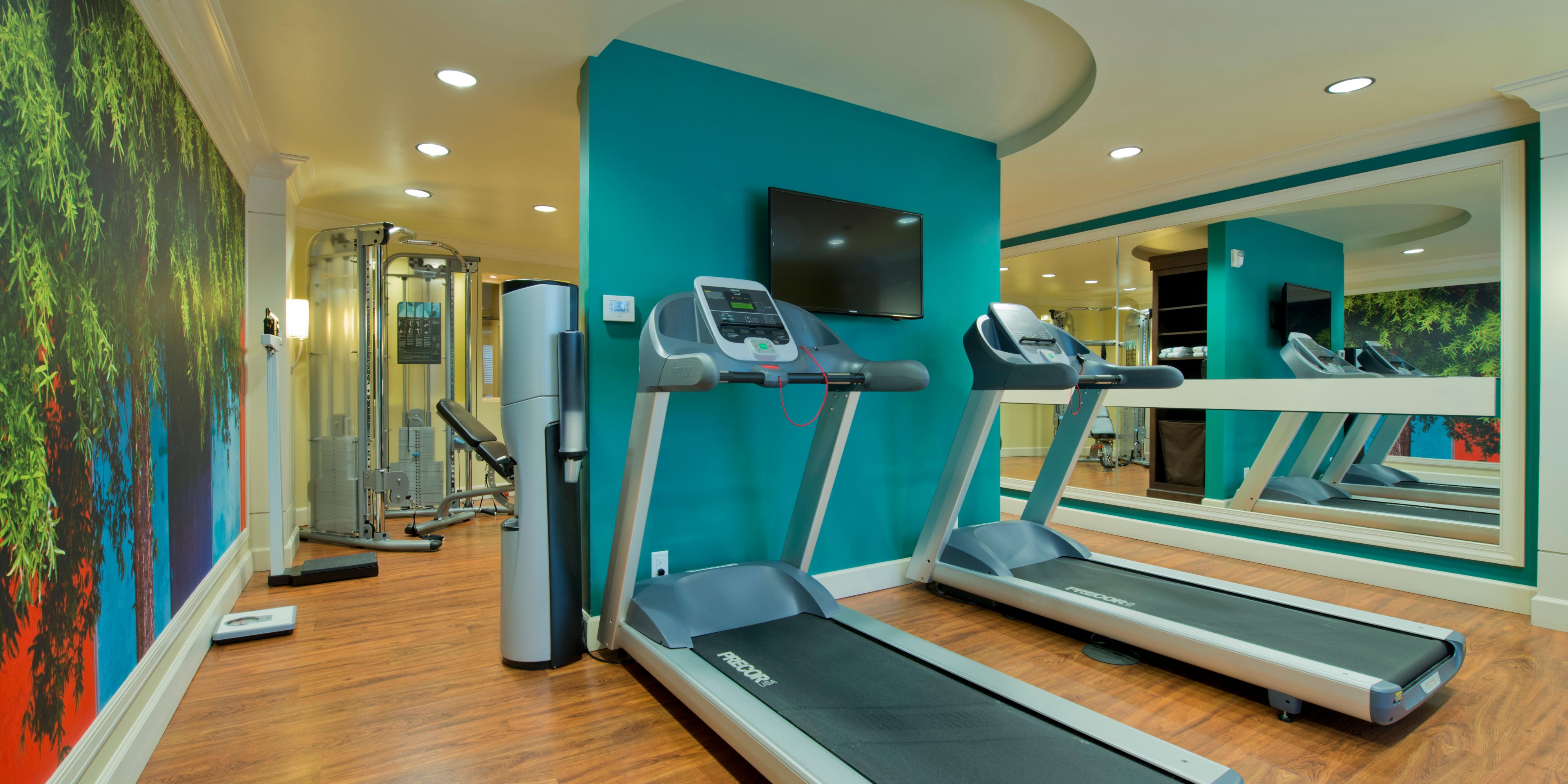 Enjoy our 24/7 full-service Fitness Center with Extensive Options.