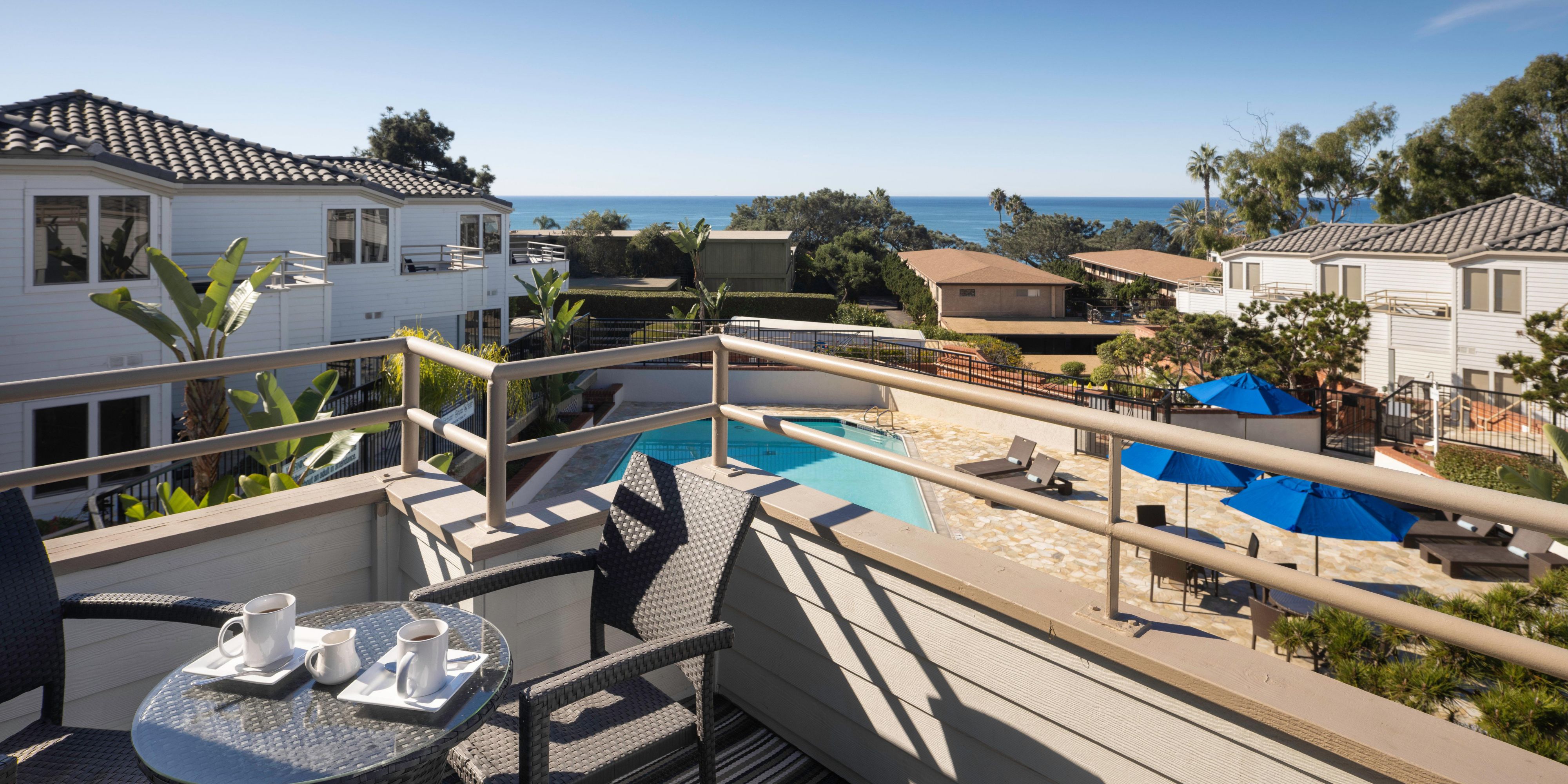 Book an ocean view suite to enjoy the ocean from your balcony.