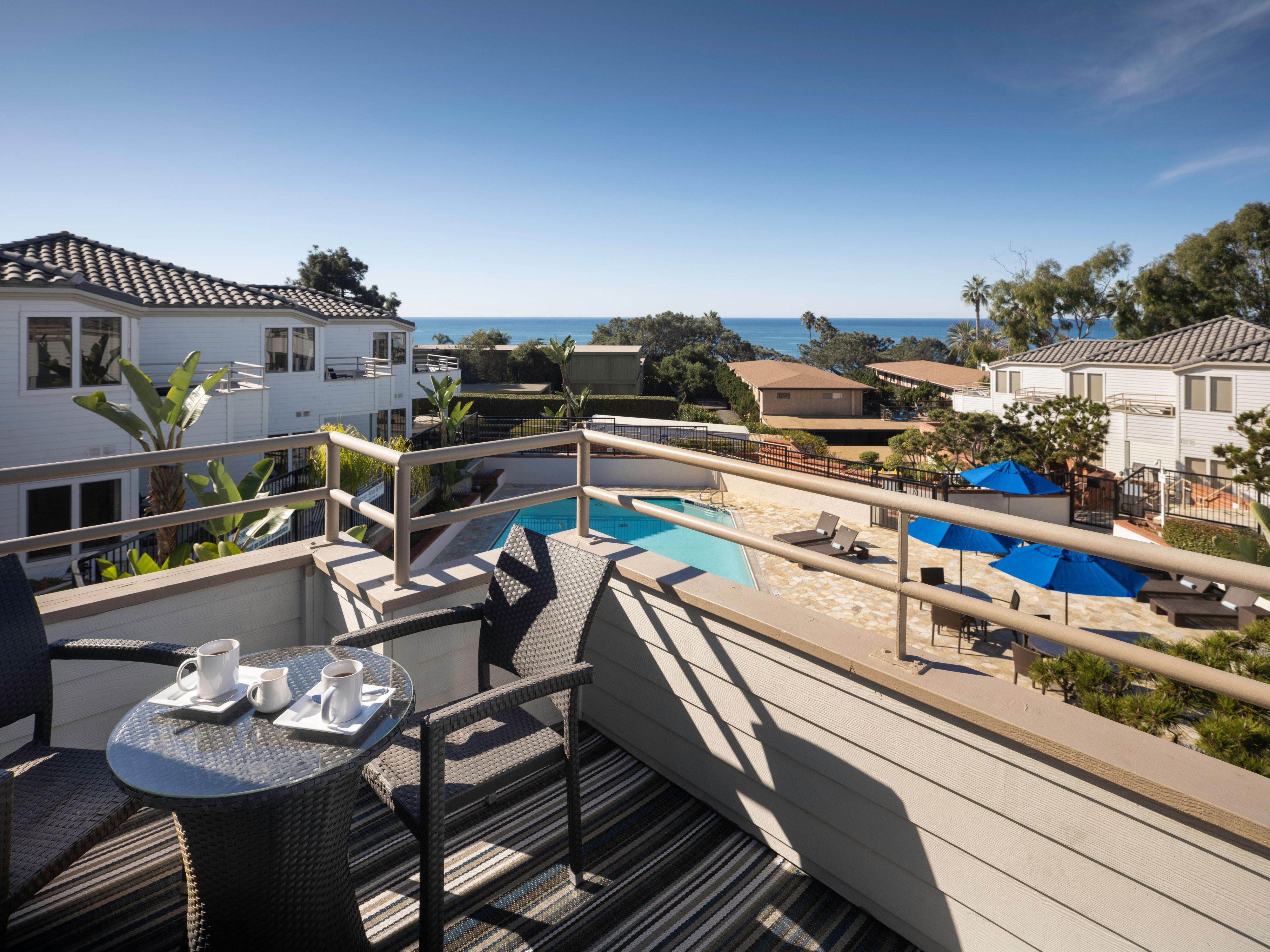 Wake up to stunning coastal views in select rooms and suites at Hotel Indigo San Diego Del Mar. Featuring private balconies, modern décor, and thoughtful amenities, our rooms offer the perfect balance of California style and comfort. Just steps from Del Mar Beach, your coastal escape awaits.