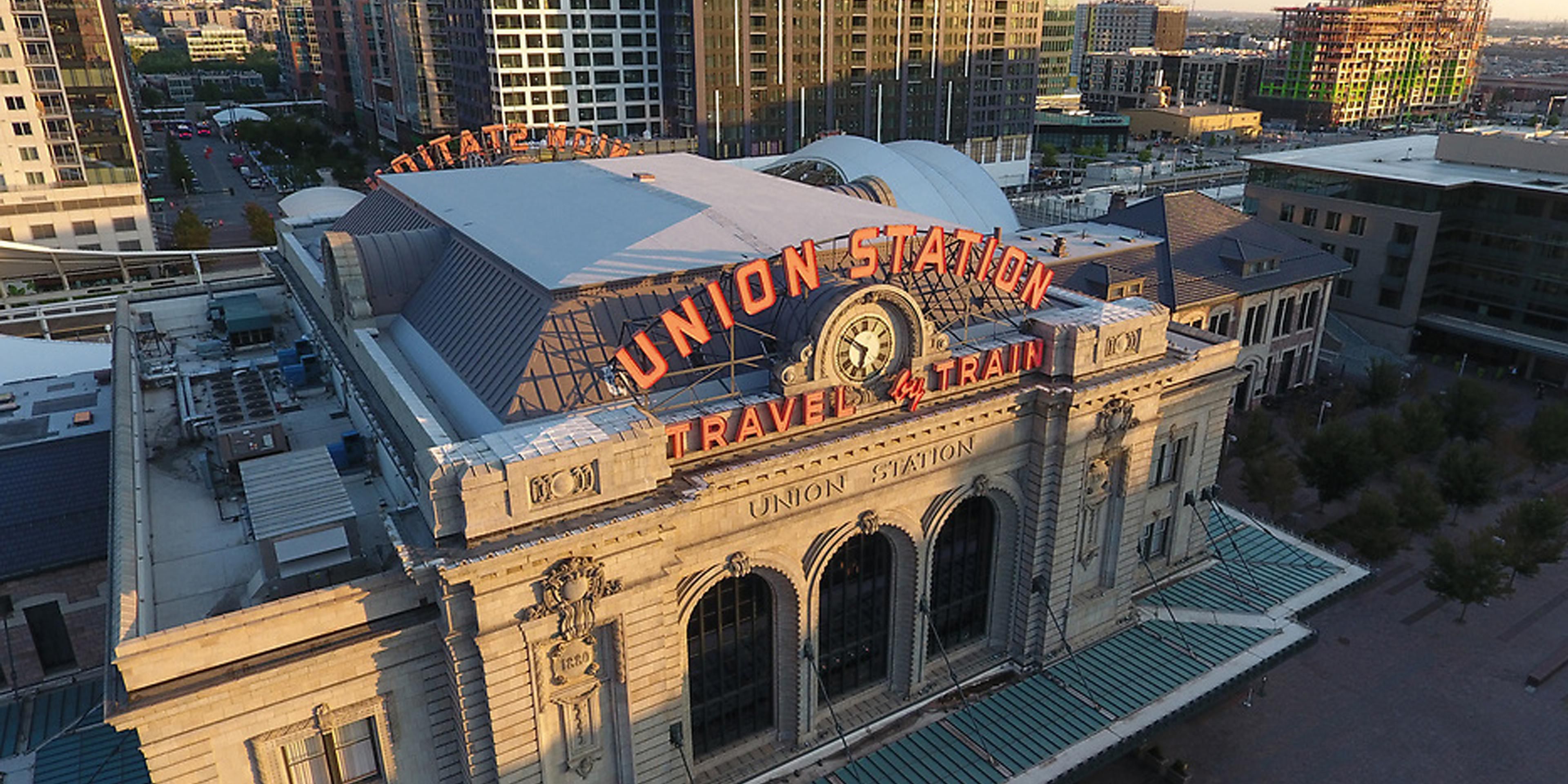 Denver Union Station is just a quick walk from Hotel