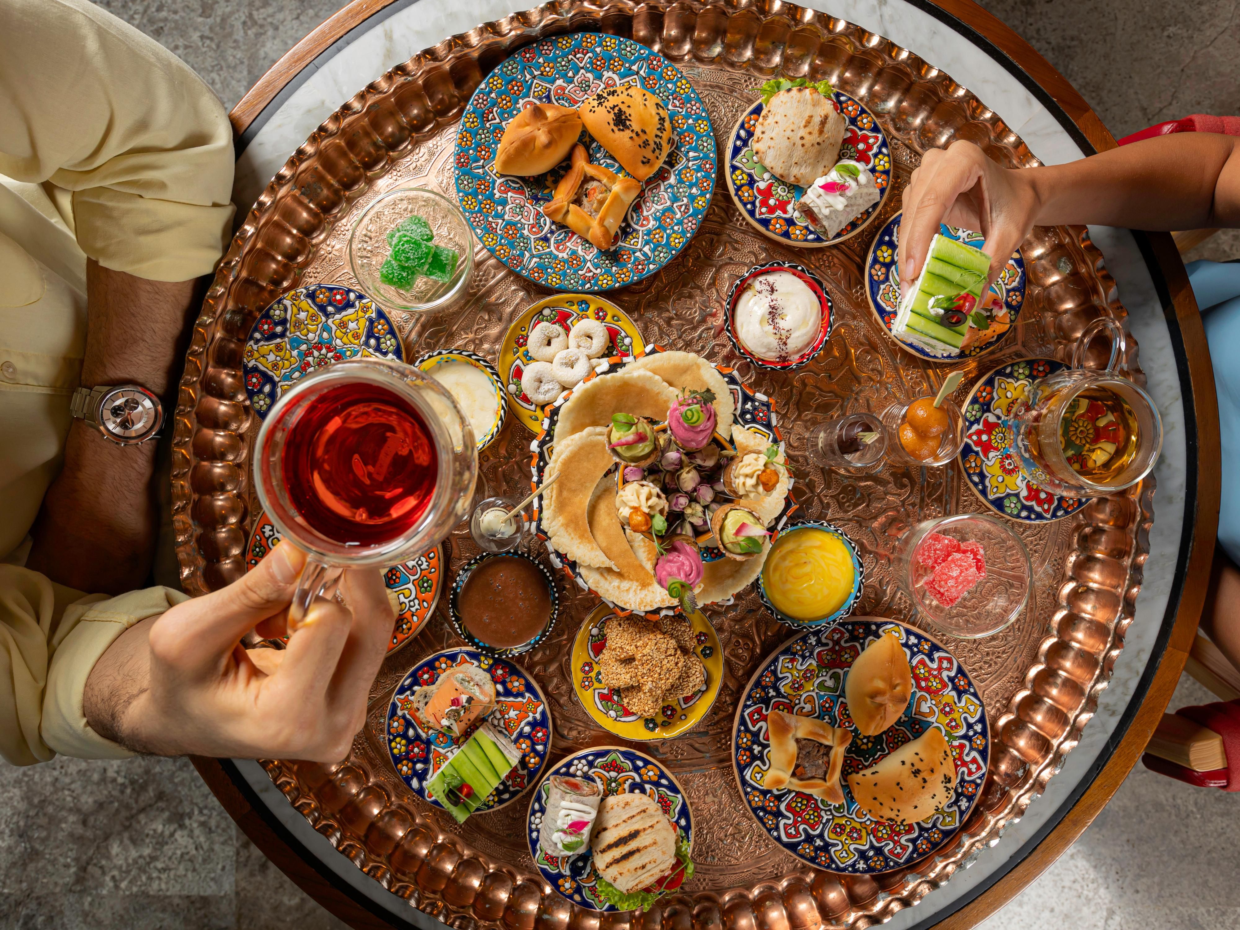 You’re about to experience an afternoon of discovery, indulgence, and connection with the flavours and traditions that make our neighbourhood so special.

Inspired by the local cuisine, this menu combines traditional practices with a modern twist.