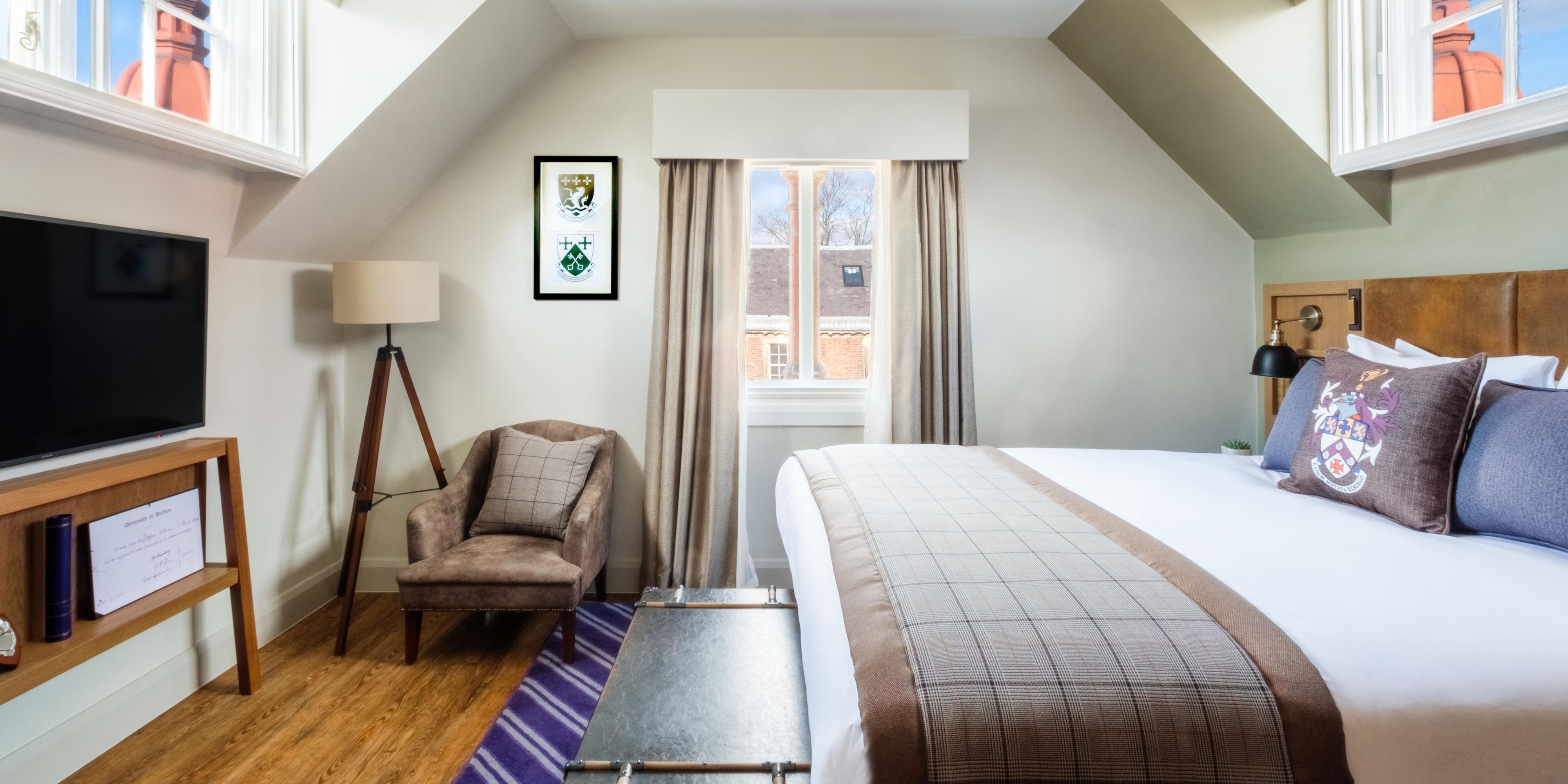 Our standard rooms are full of character and odes to Durham City 