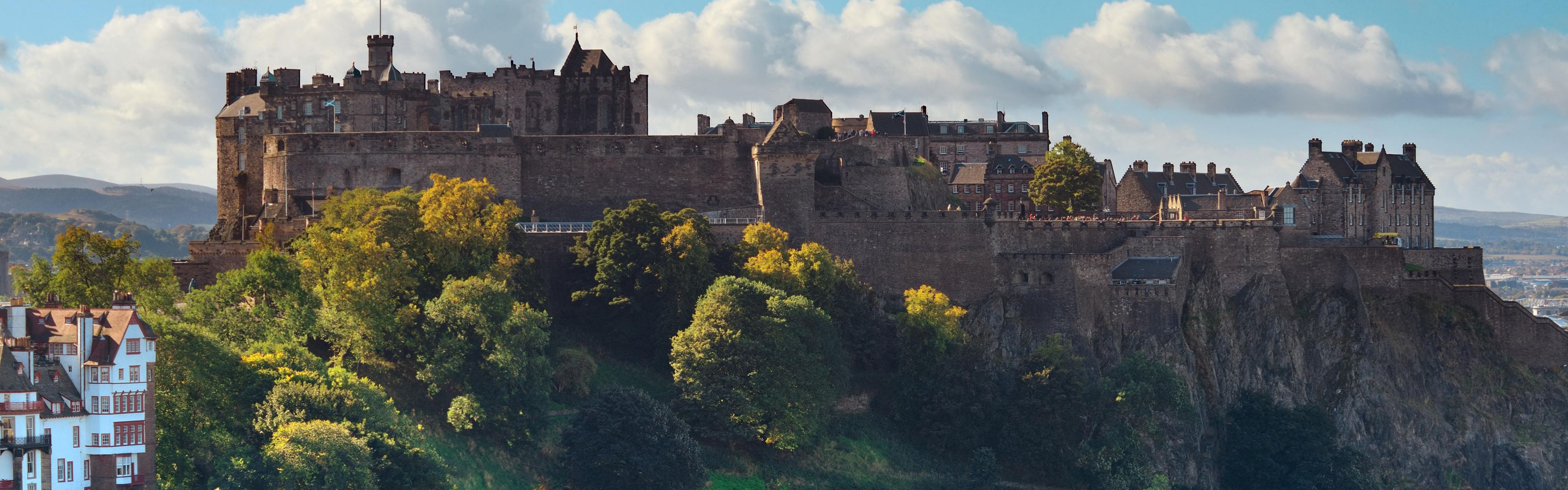 Standing proudly over the city is the historic Edinburgh Castle 