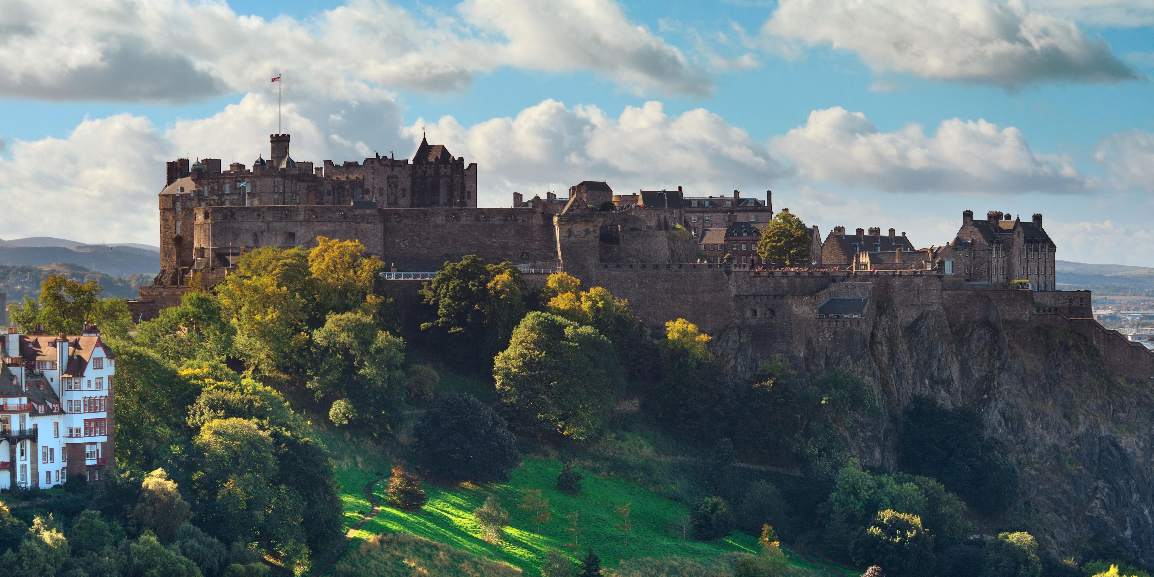 Standing proudly over the city is the historic Edinburgh Castle 
