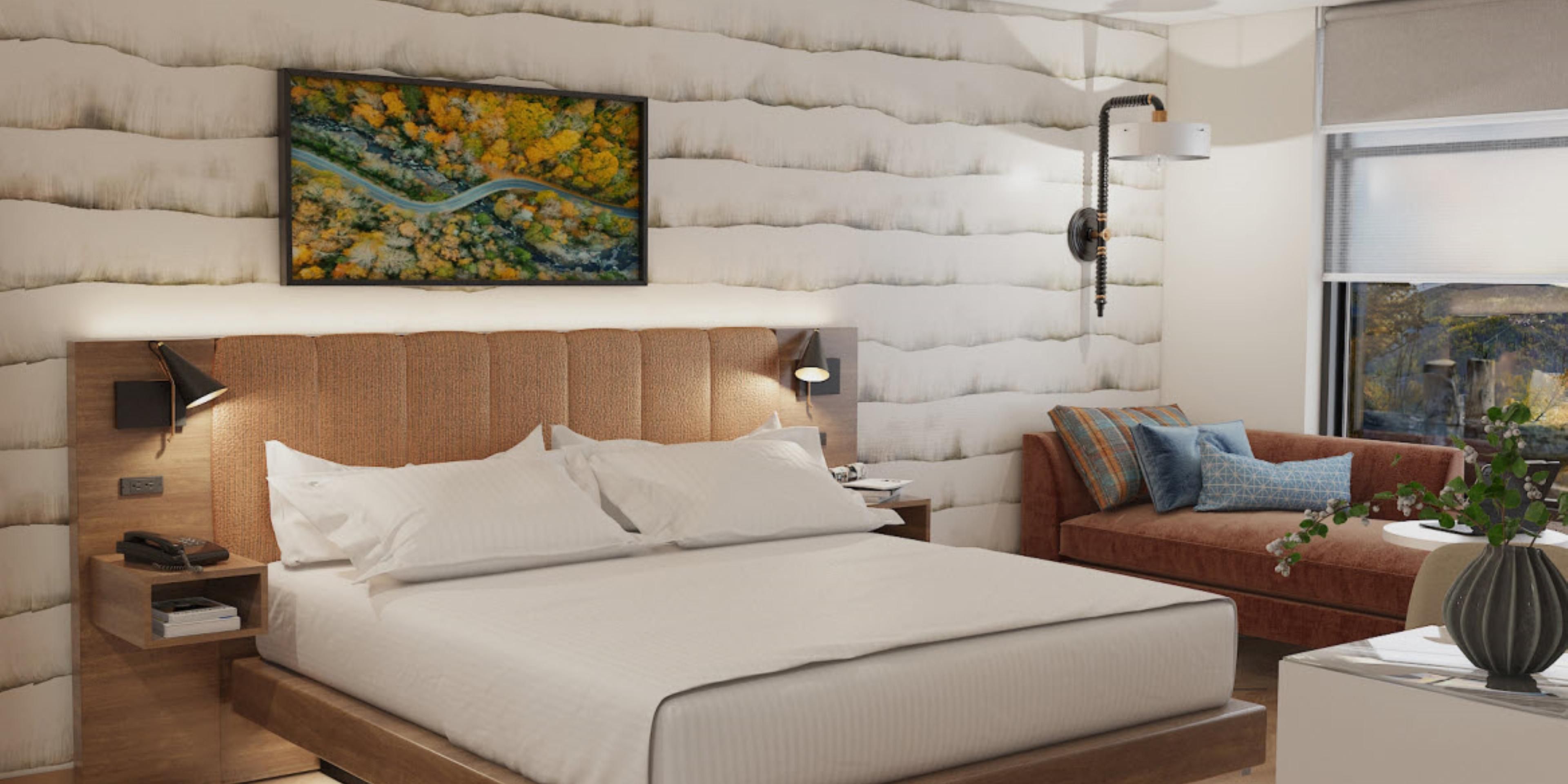 Make yourself at home in our guest rooms.