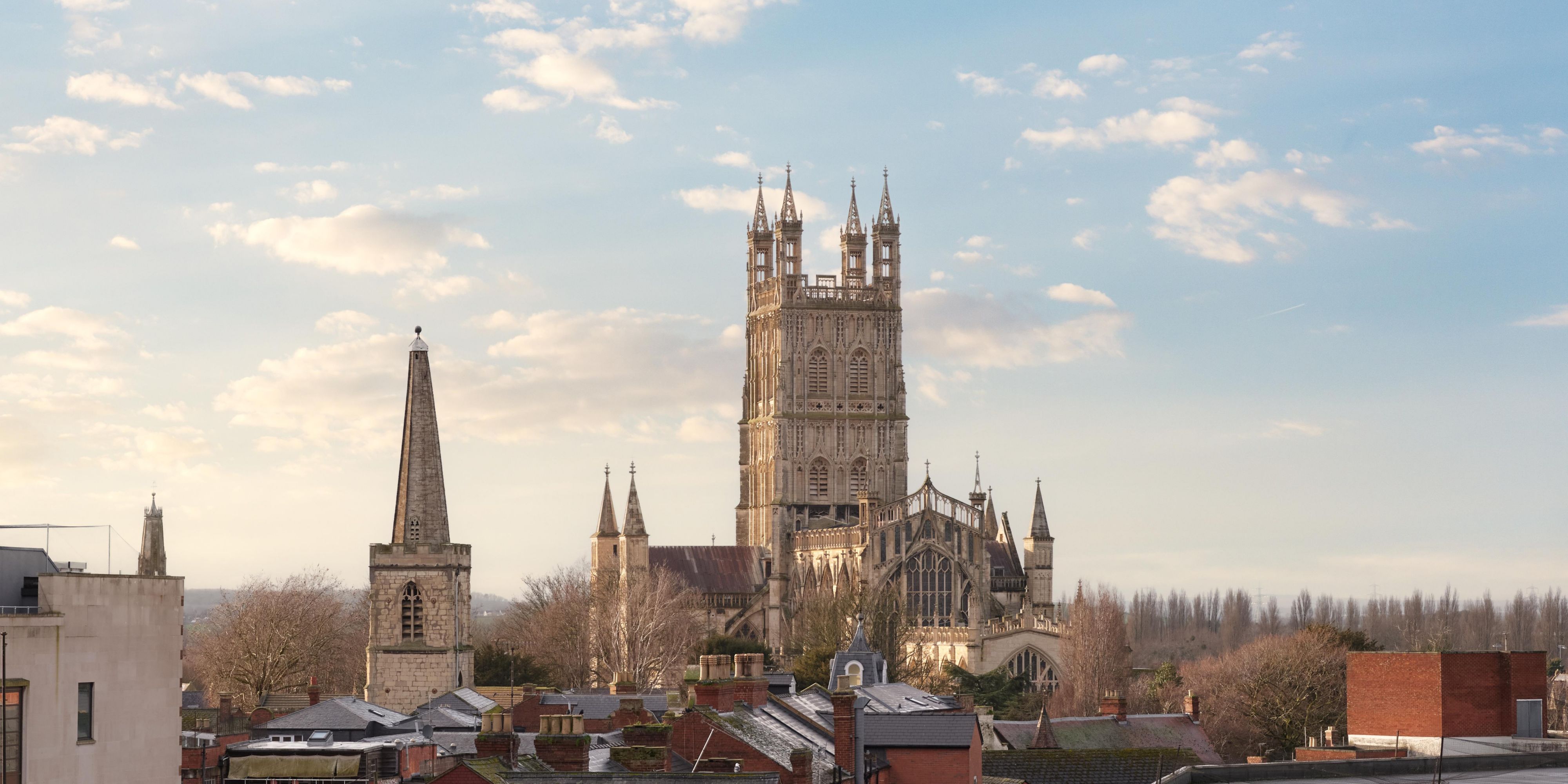 Enjoy breathtaking views over Gloucester and beyond