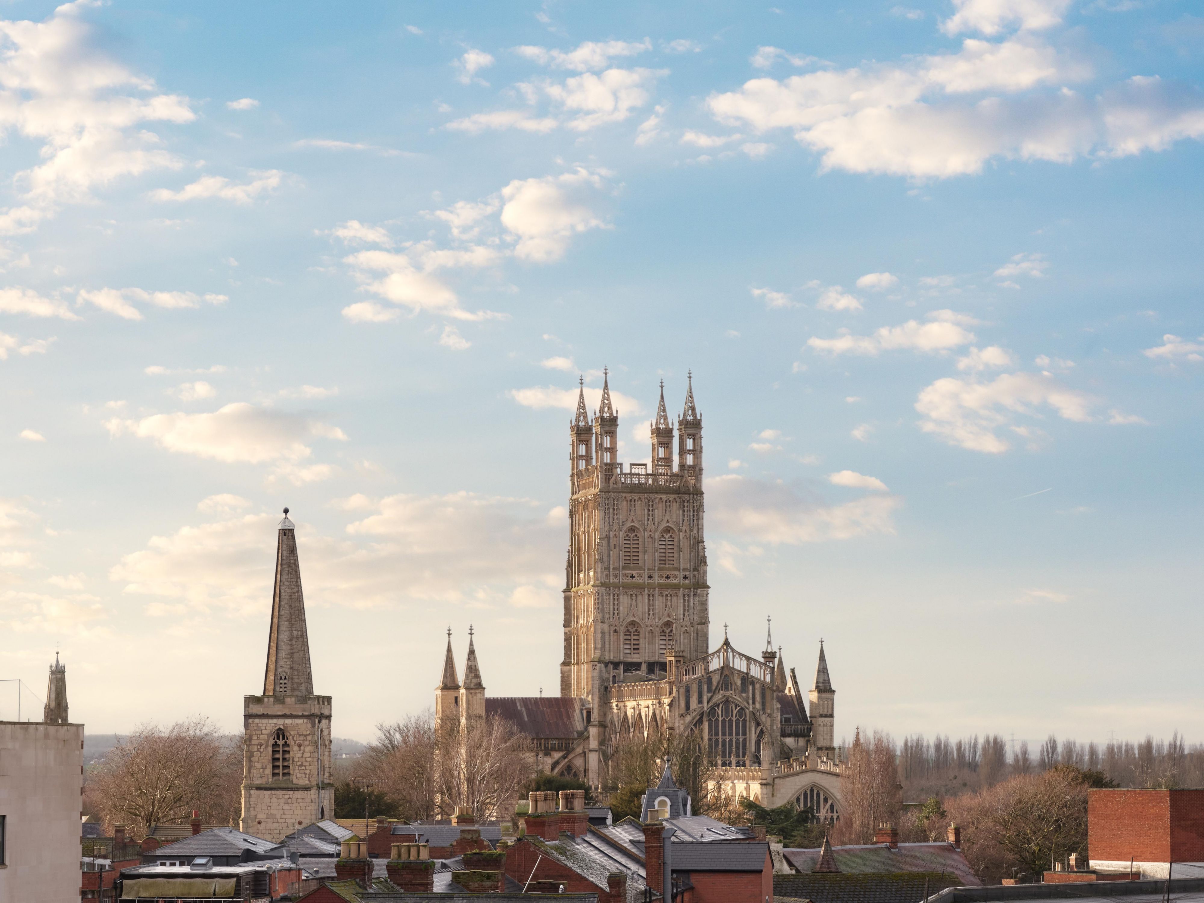 Enjoy breathtaking views over Gloucester and beyond
