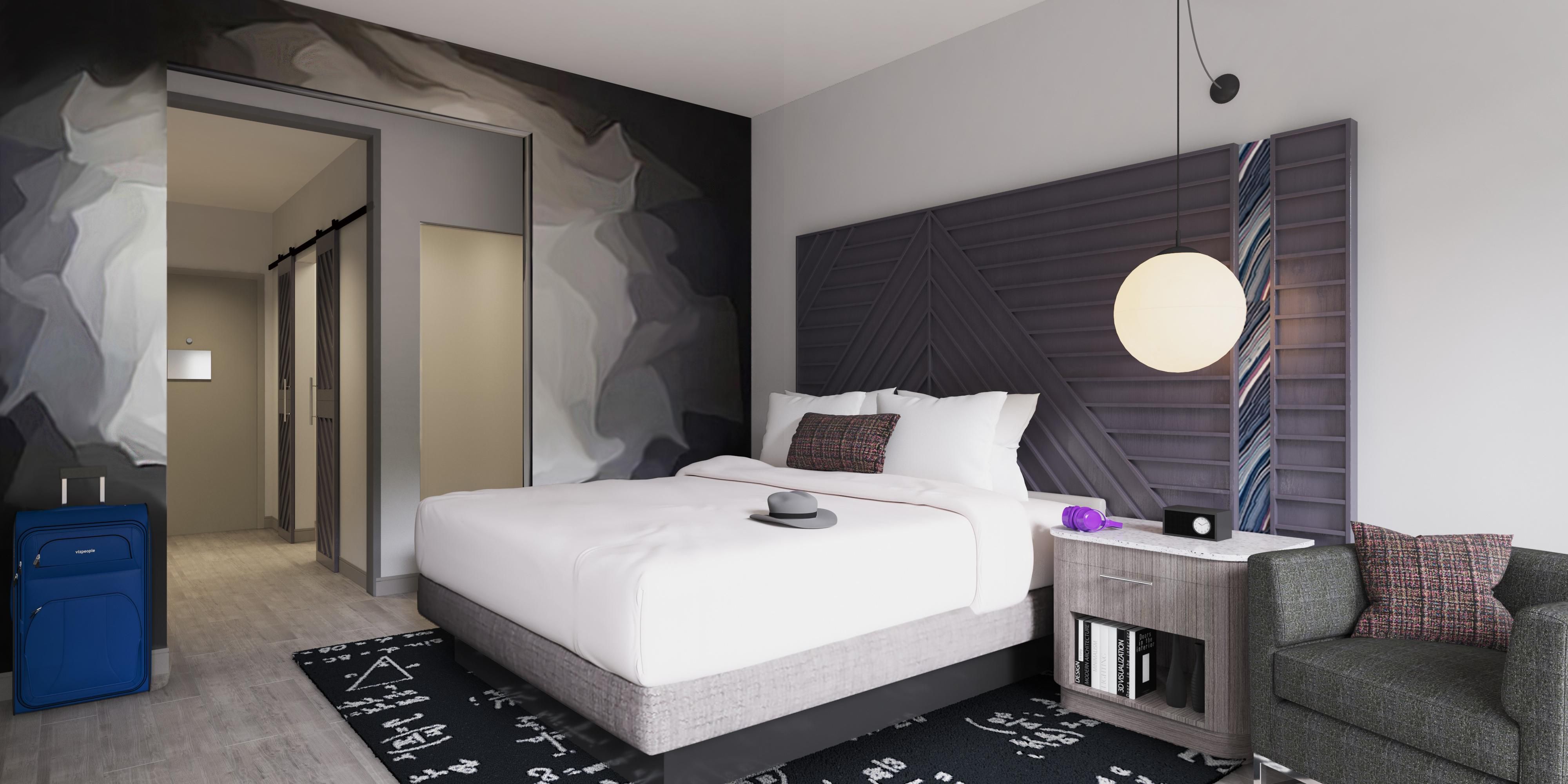 Conceptual drawing of the new Hotel Indigo Huntsville - MidCity