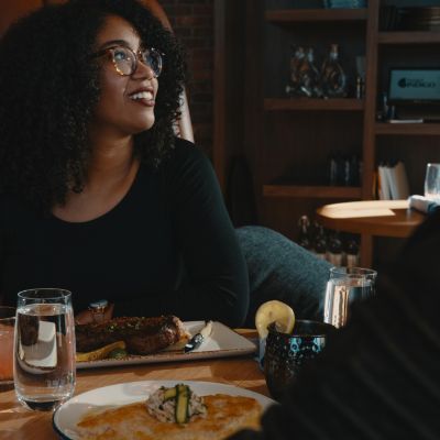 Grab dinner at our onsite restaurant.