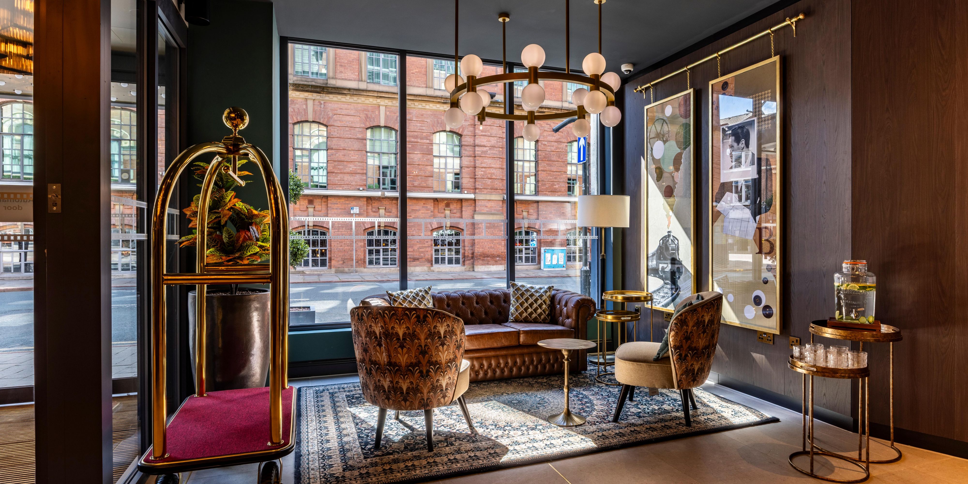 Relax in comfort while watching the world go by